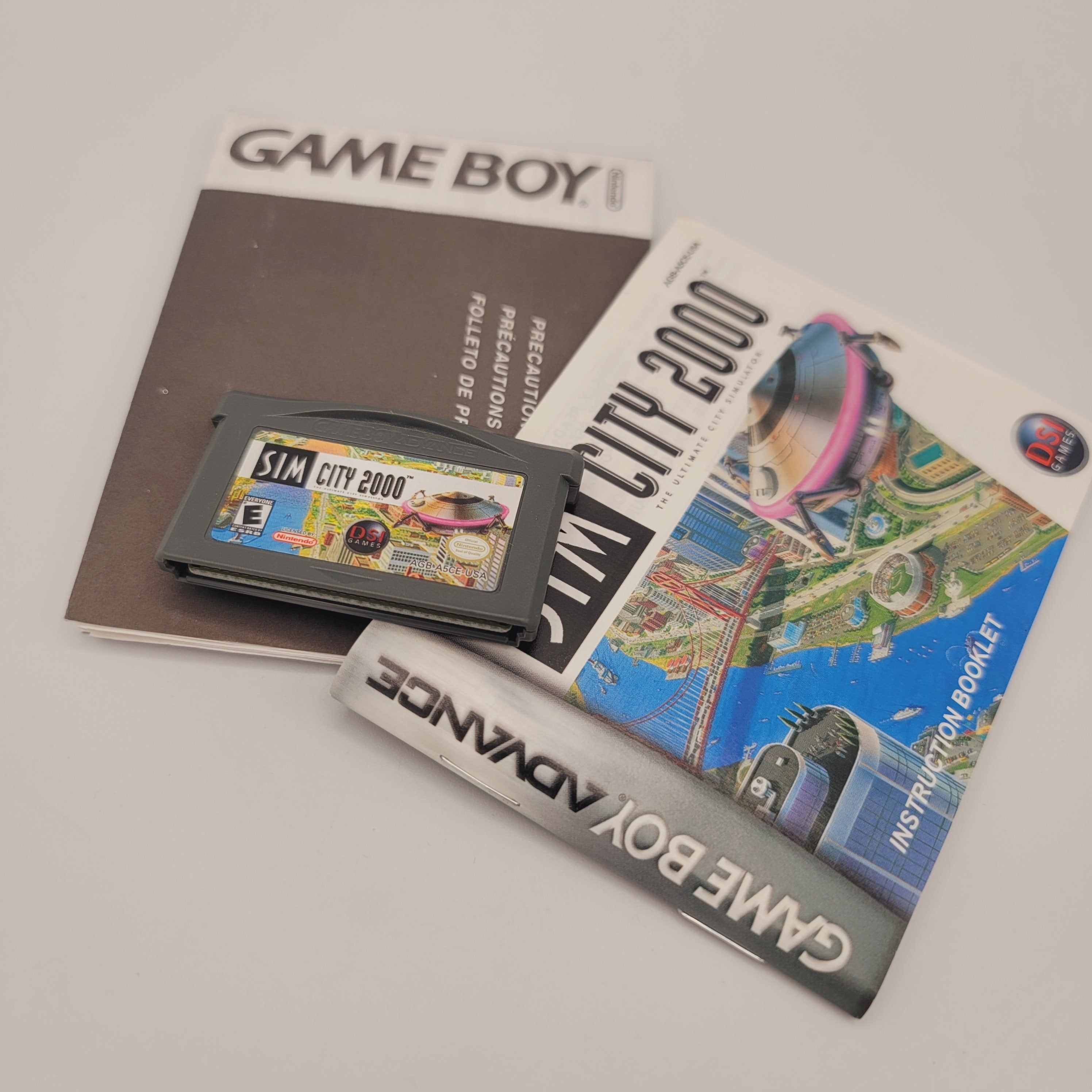 GBA - Sim City 2000 (Complete in Box / B+ / With Manual)