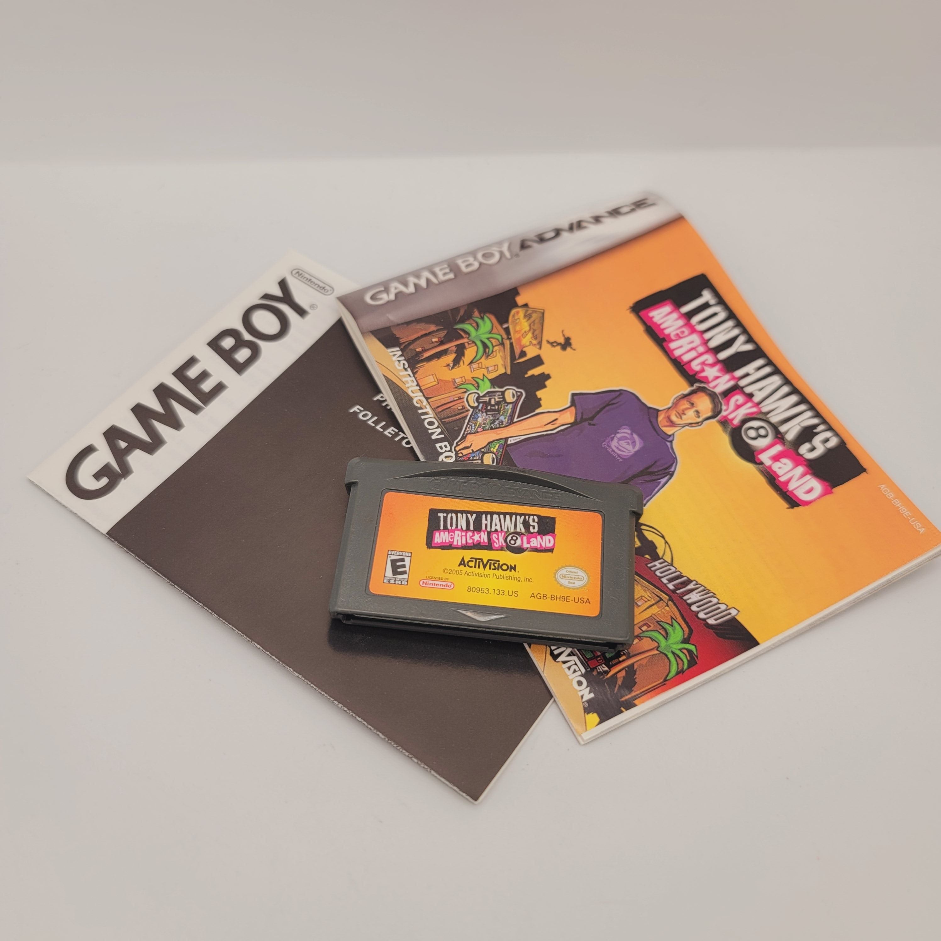 GBA - American Sk8land de Tony Hawk (complet en boîte)