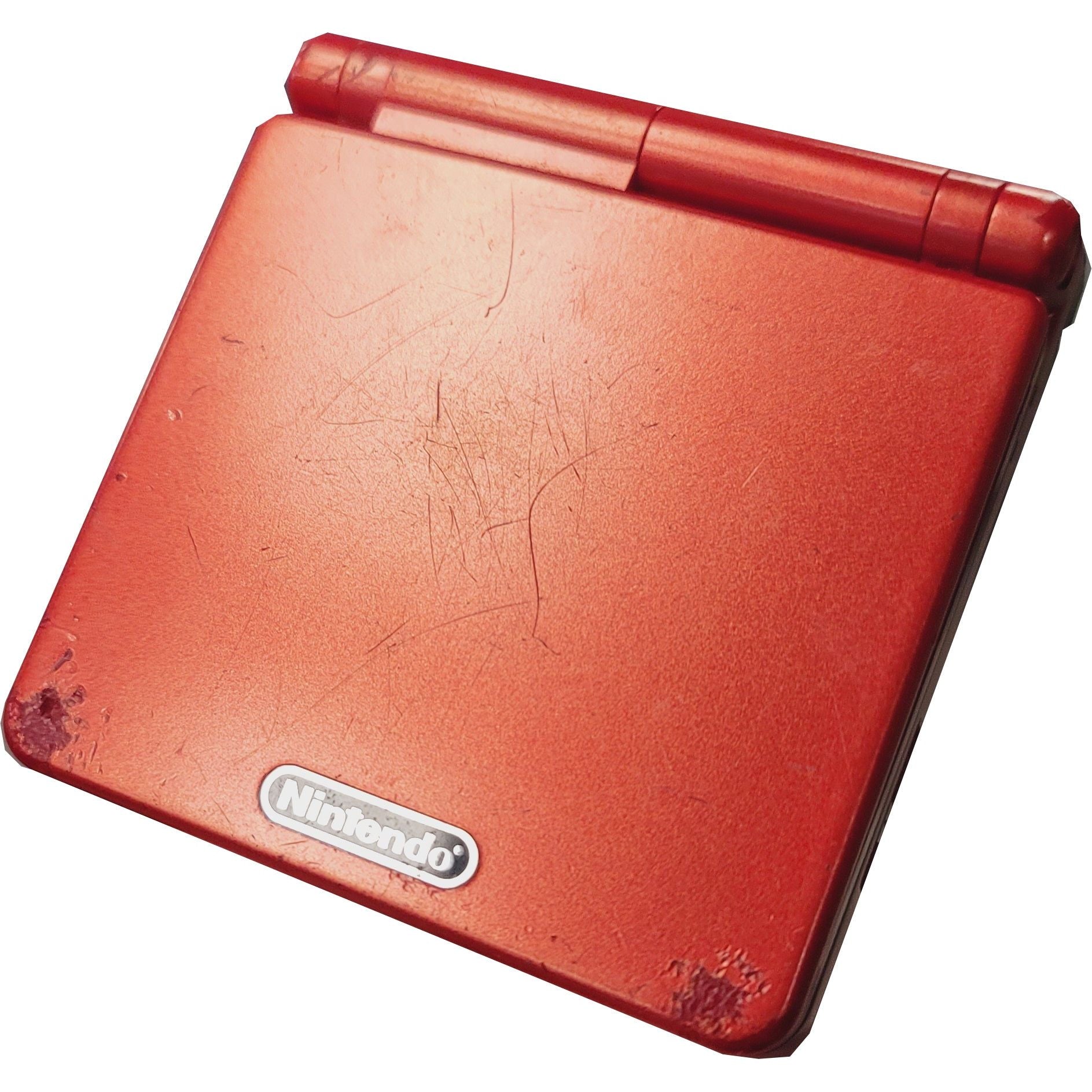 Game Boy Advance SP System (Front Lit) (Flame Red / Reduced)