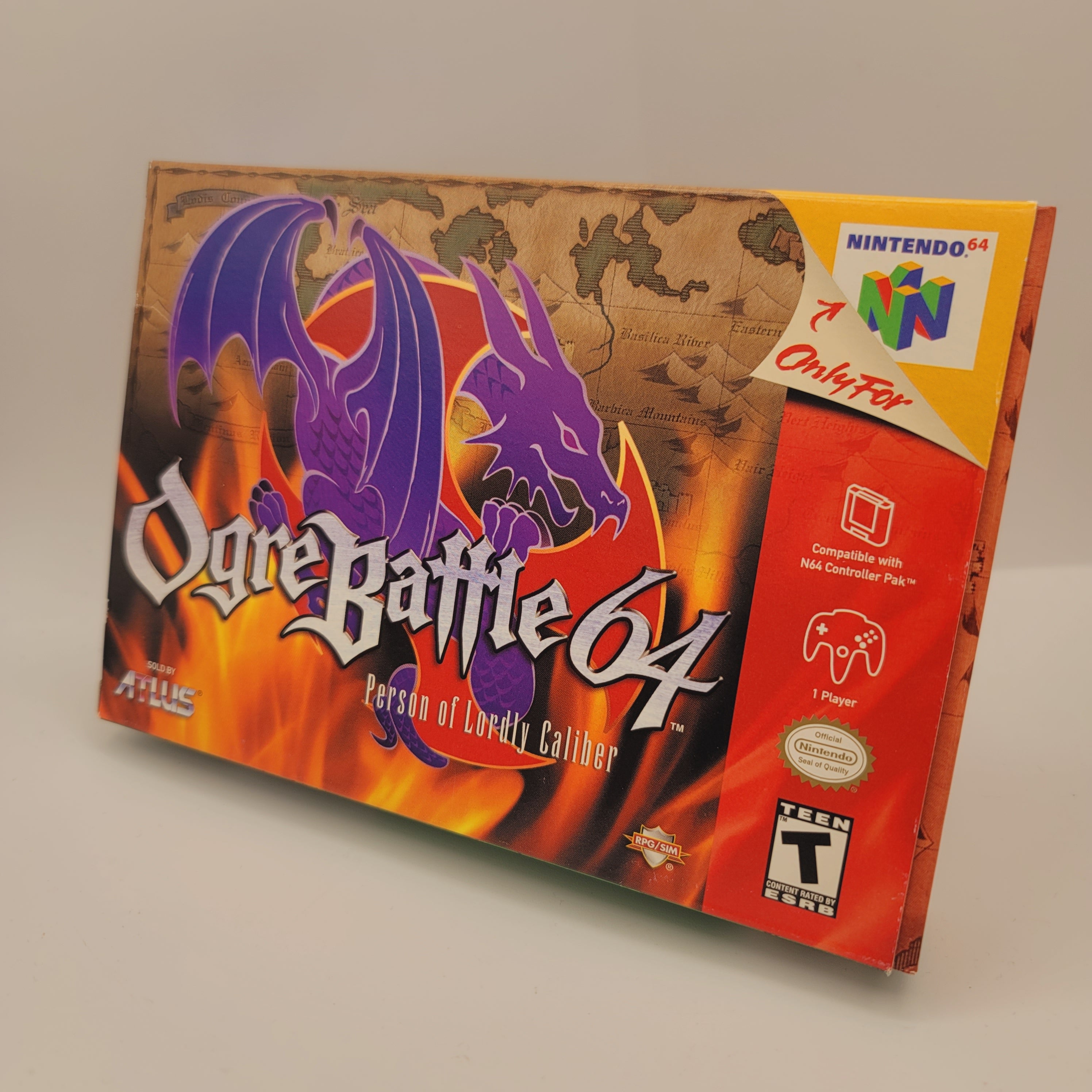 N64 - Ogre Battle 64 (Complete in Box / A / With Manual)