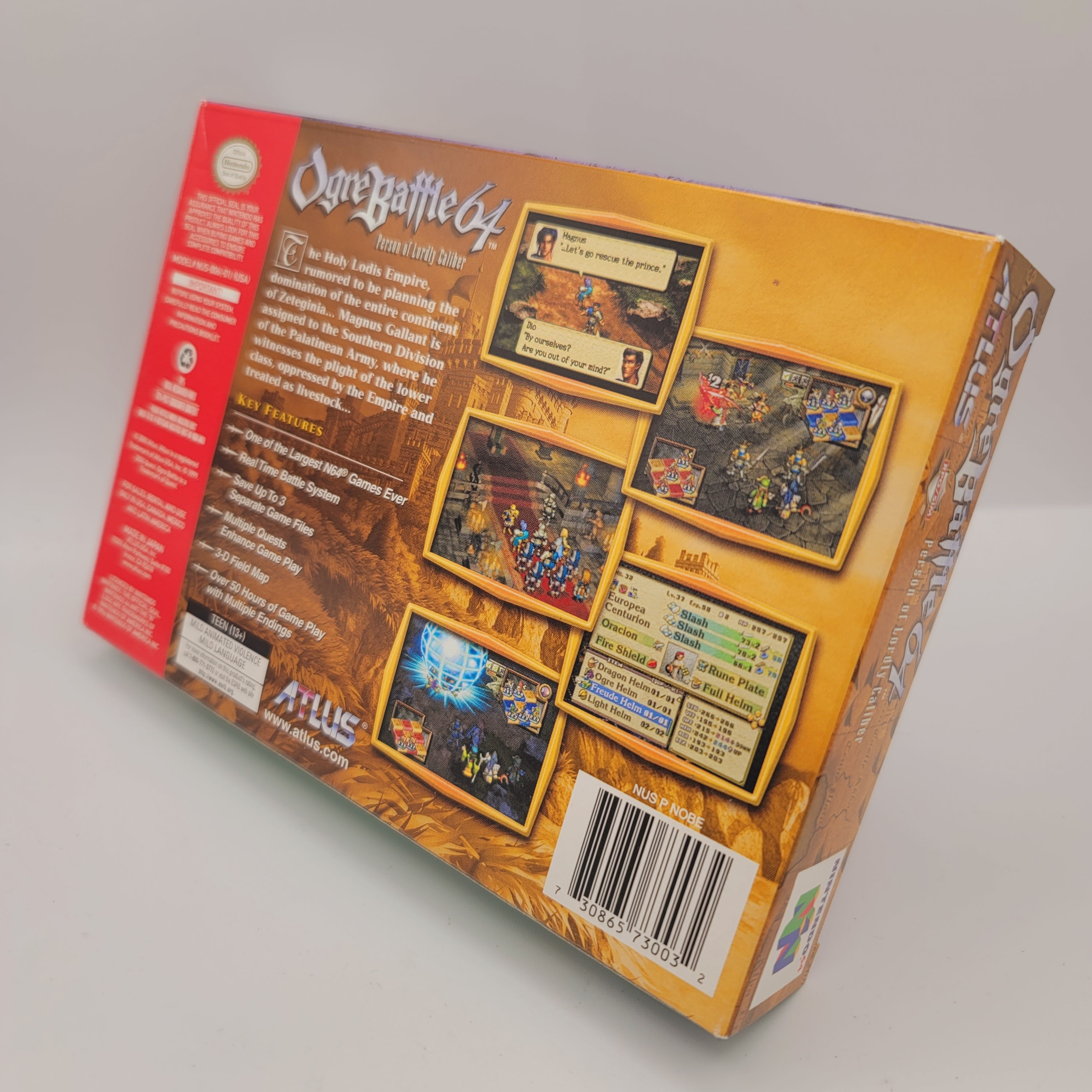 N64 - Ogre Battle 64 (Complete in Box / A / With Manual)