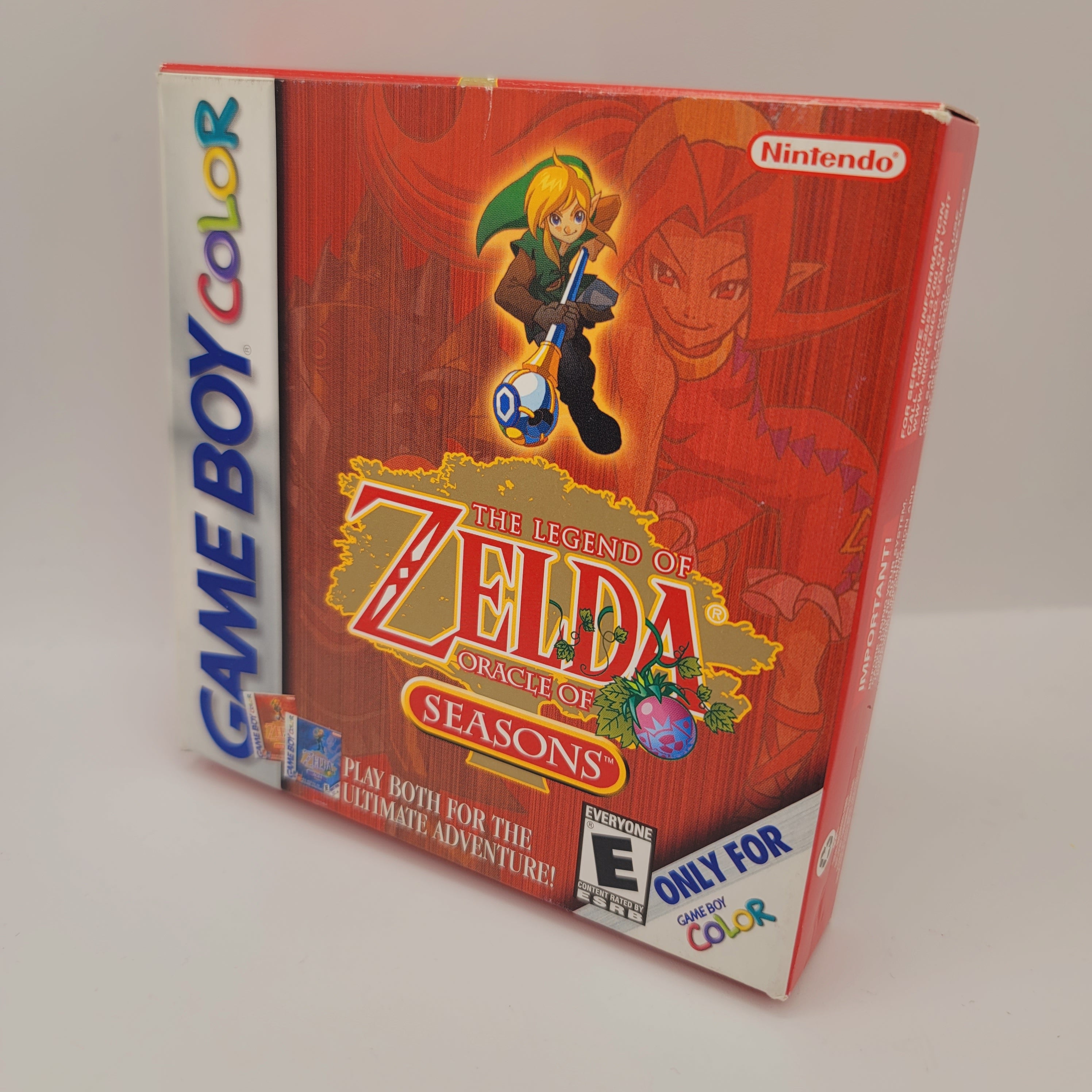 GBC - Legend Of Zelda Oracle Of Seasons (Complete in Box / A / With Manual)
