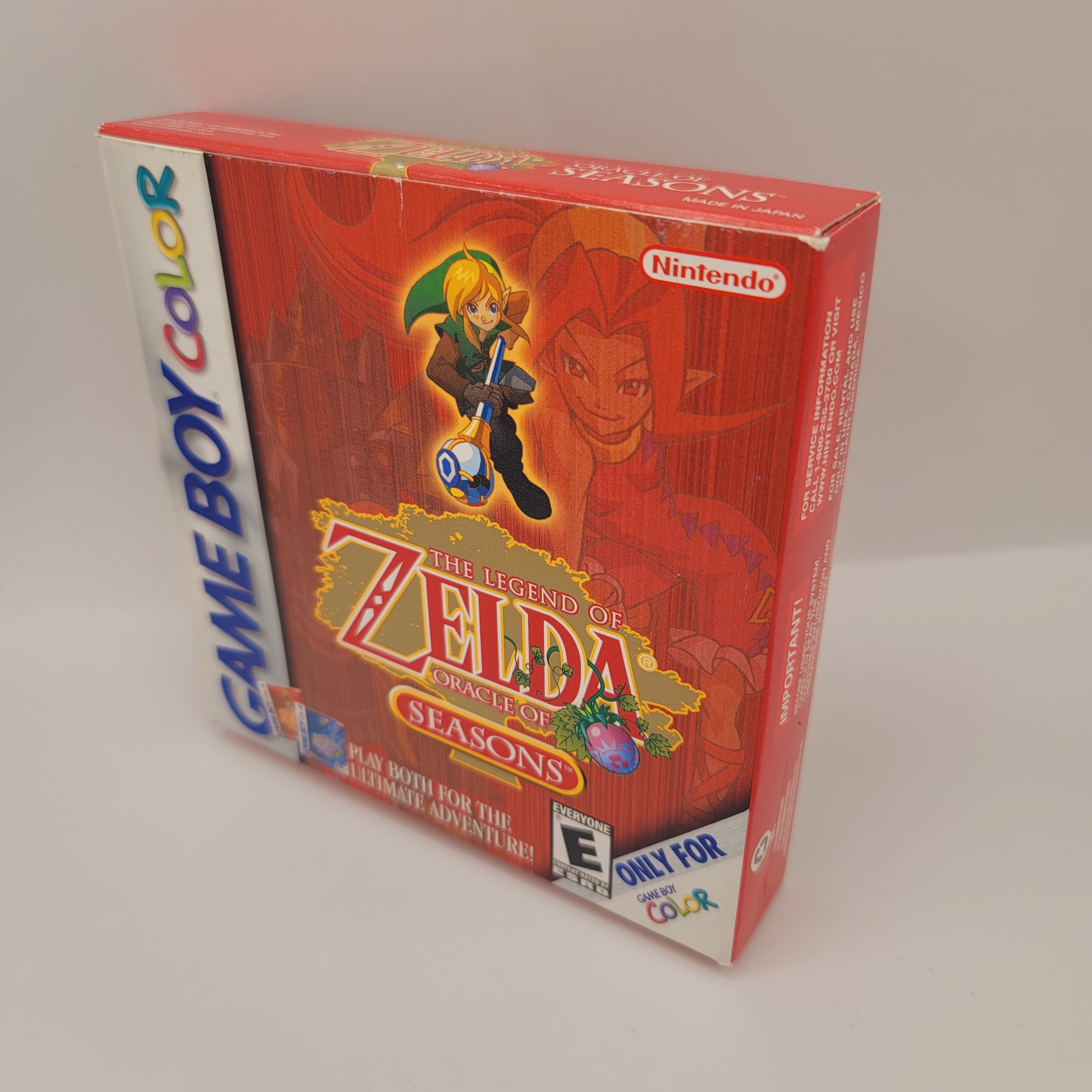 GBC - Legend Of Zelda Oracle Of Seasons (Complete in Box / A / With Manual)