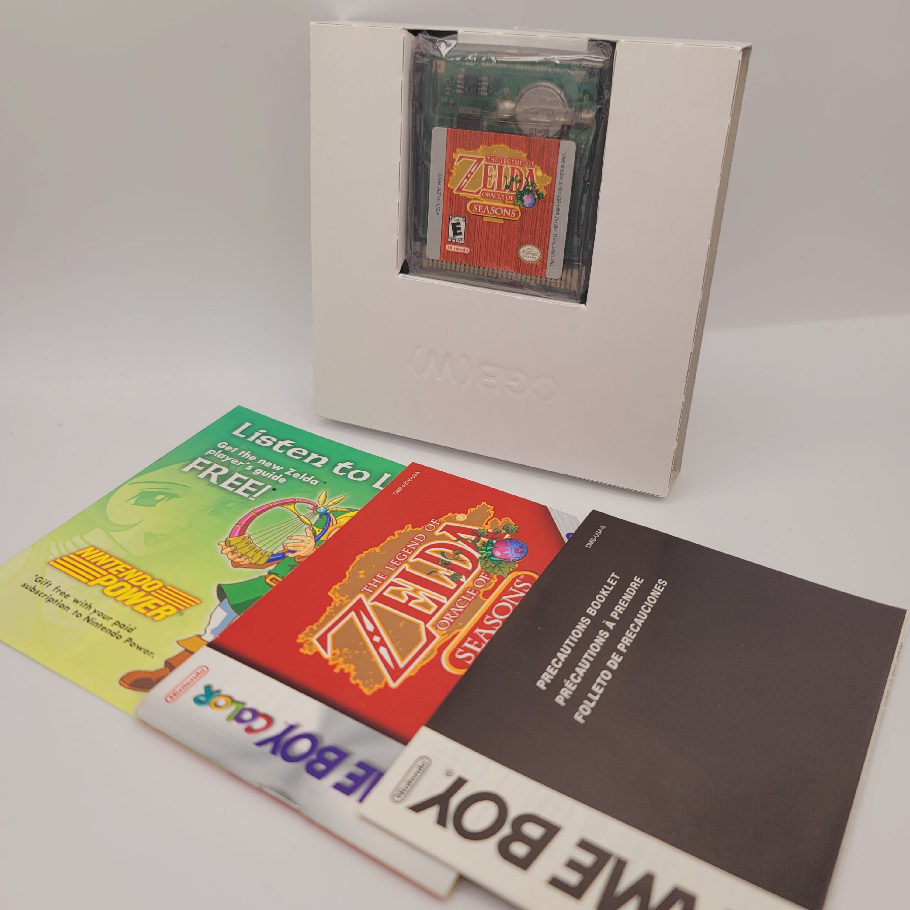 GBC - Legend Of Zelda Oracle Of Seasons (Complete in Box / A / With Manual)
