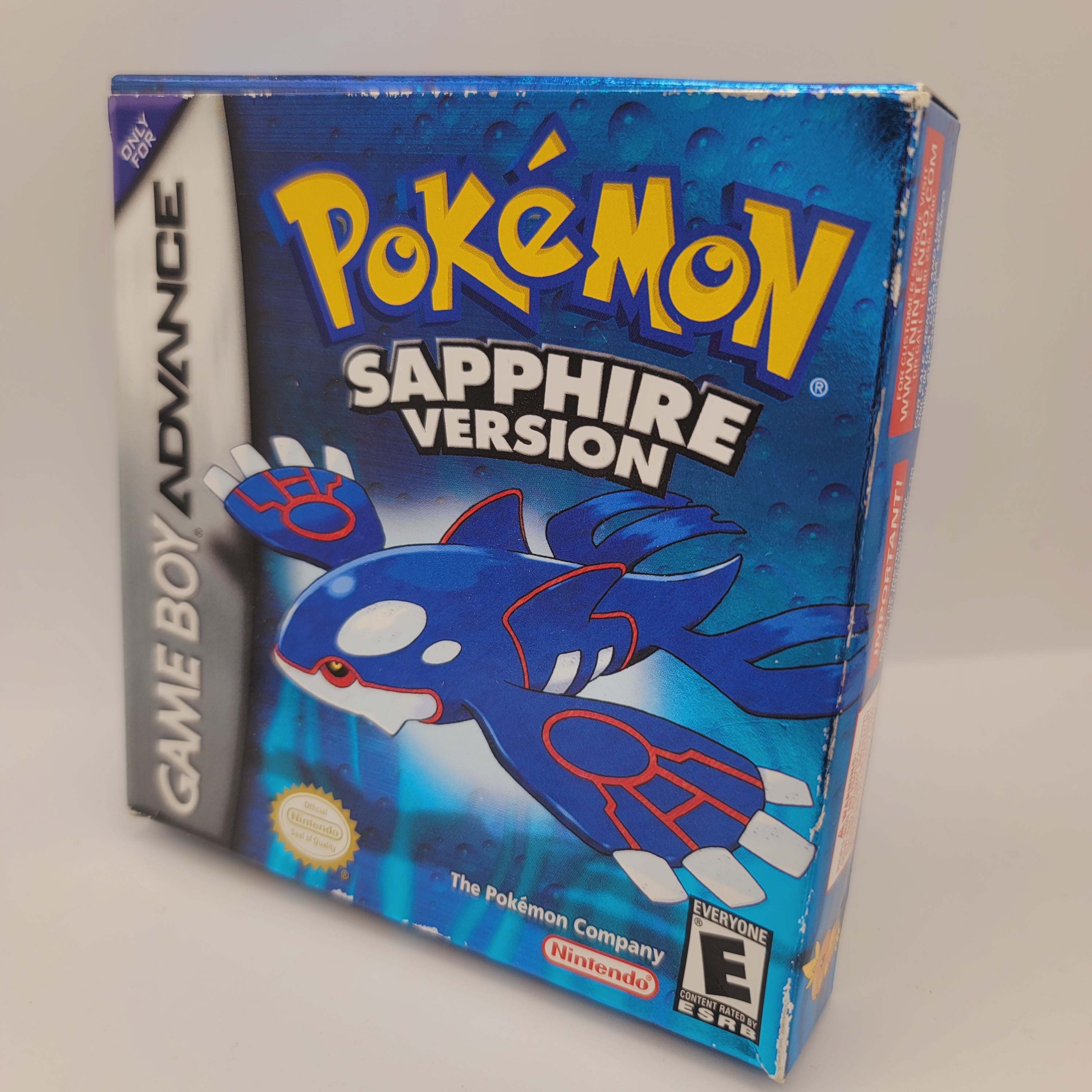 GBA - Pokemon Sapphire (Complete in Box / A- / With Manual)