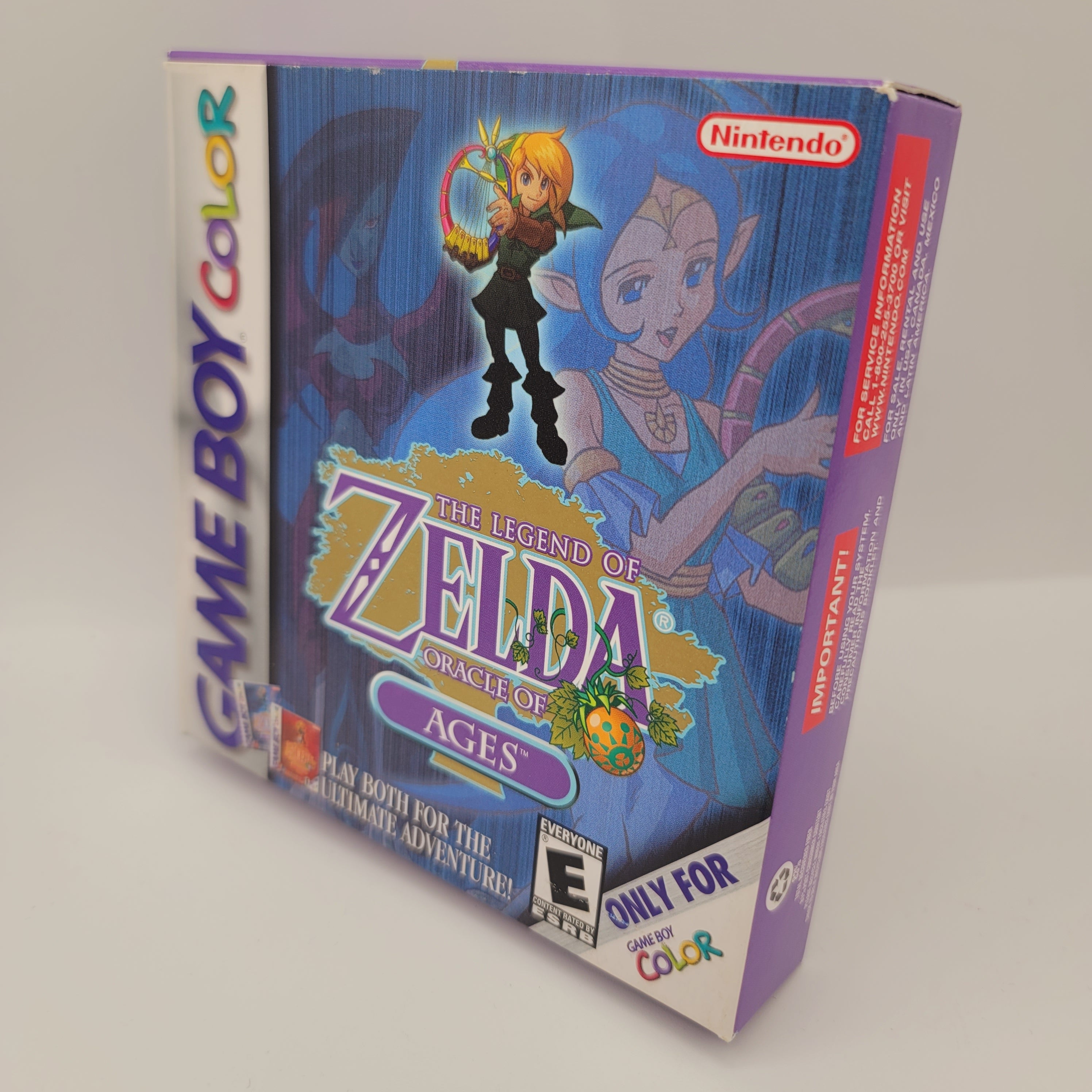 GBC - The Legend Of Zelda Oracle Of Ages (Complete in Box / A+ / With Manual)