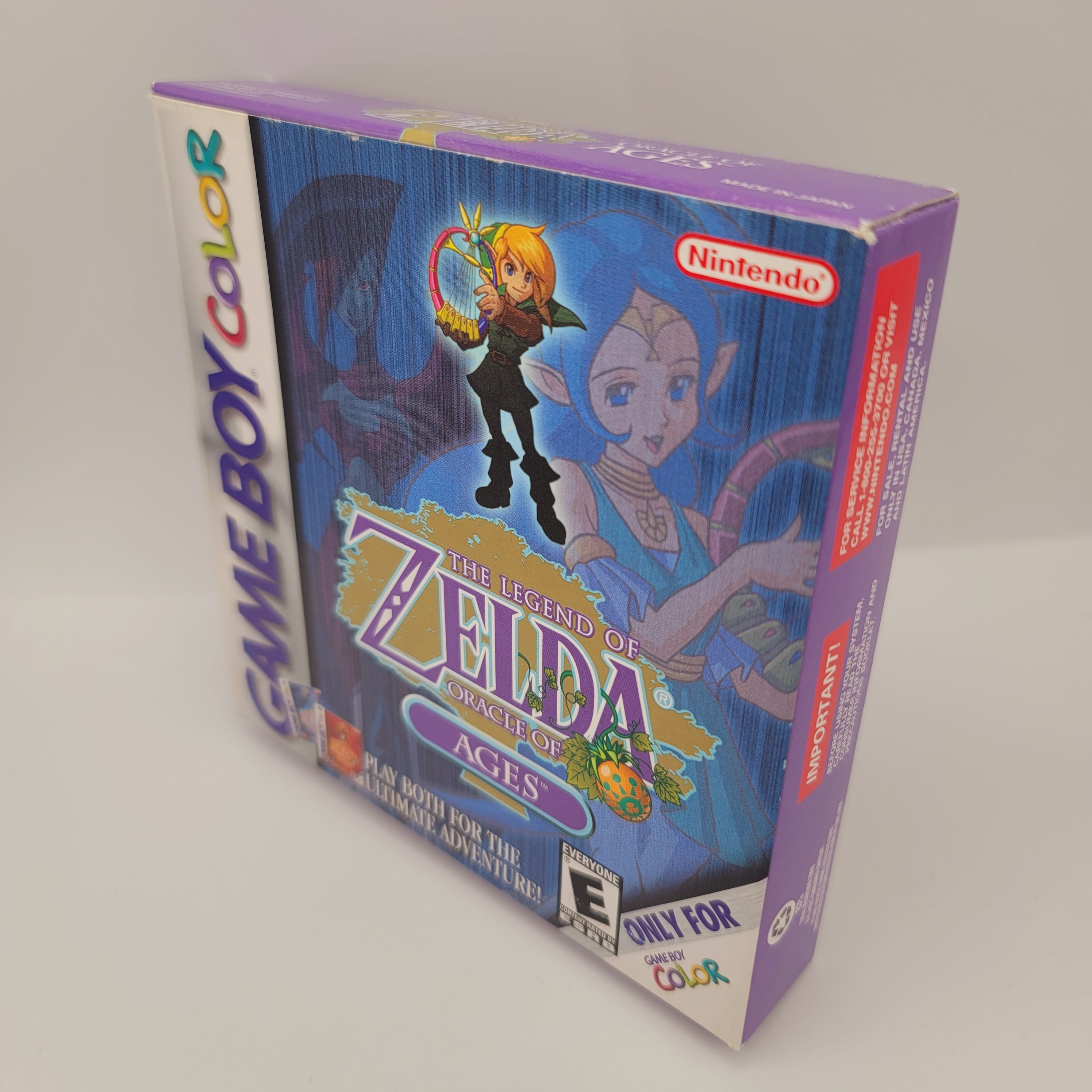 GBC - The Legend Of Zelda Oracle Of Ages (Complete in Box / A+ / With Manual)