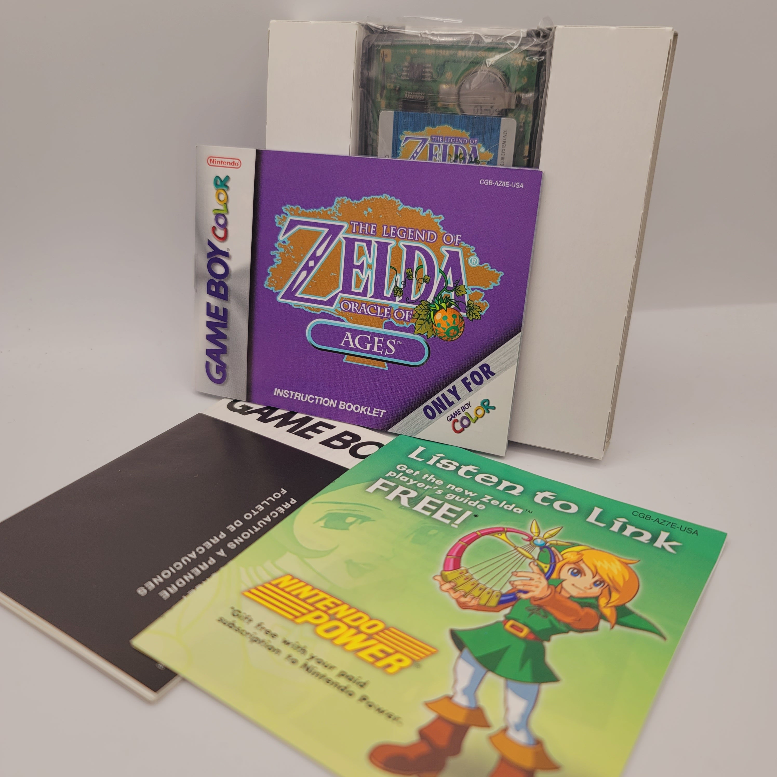GBC - The Legend Of Zelda Oracle Of Ages (Complete in Box / A+ / With Manual)