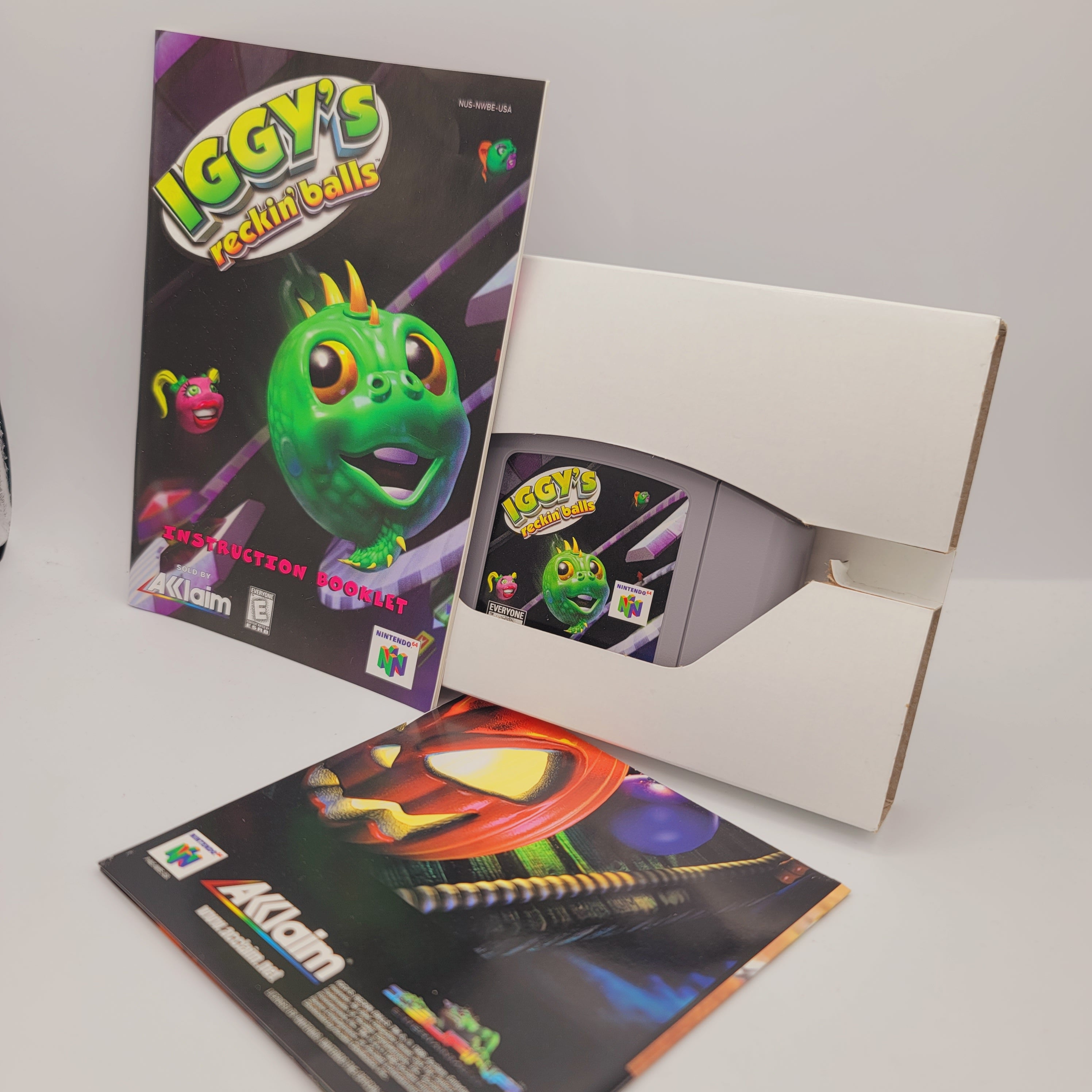 N64 - Iggy's Reckin Balls (Complete in Box / A- / With Manual)