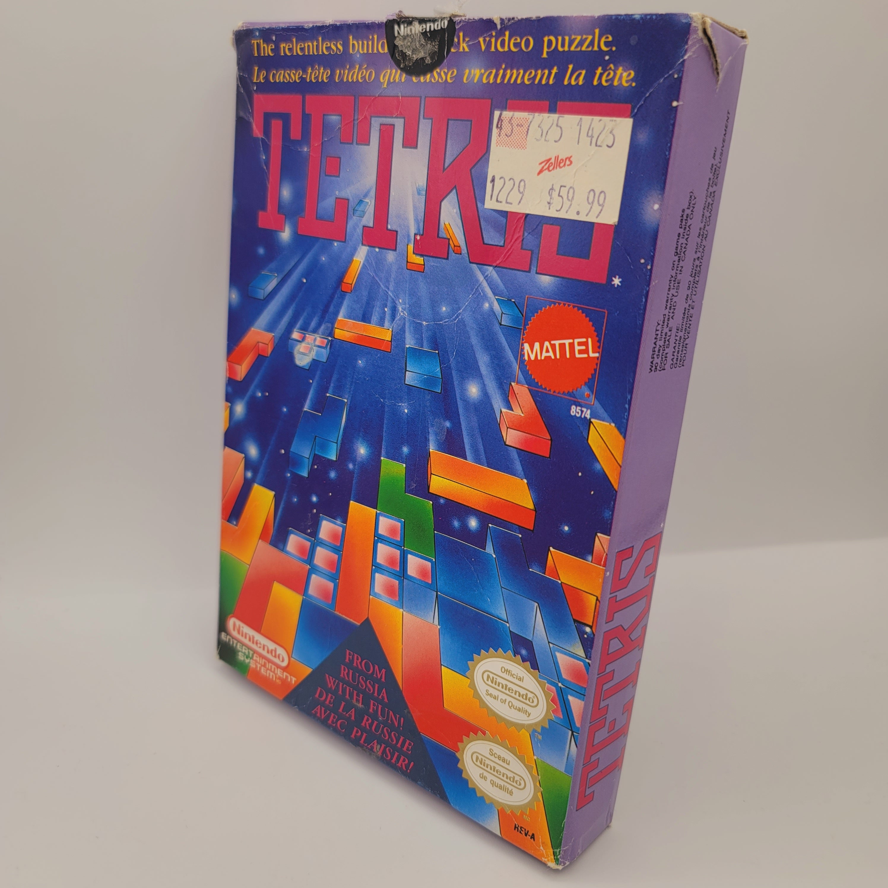 NES - Tetris (Complete In Box / C- / With Manual)