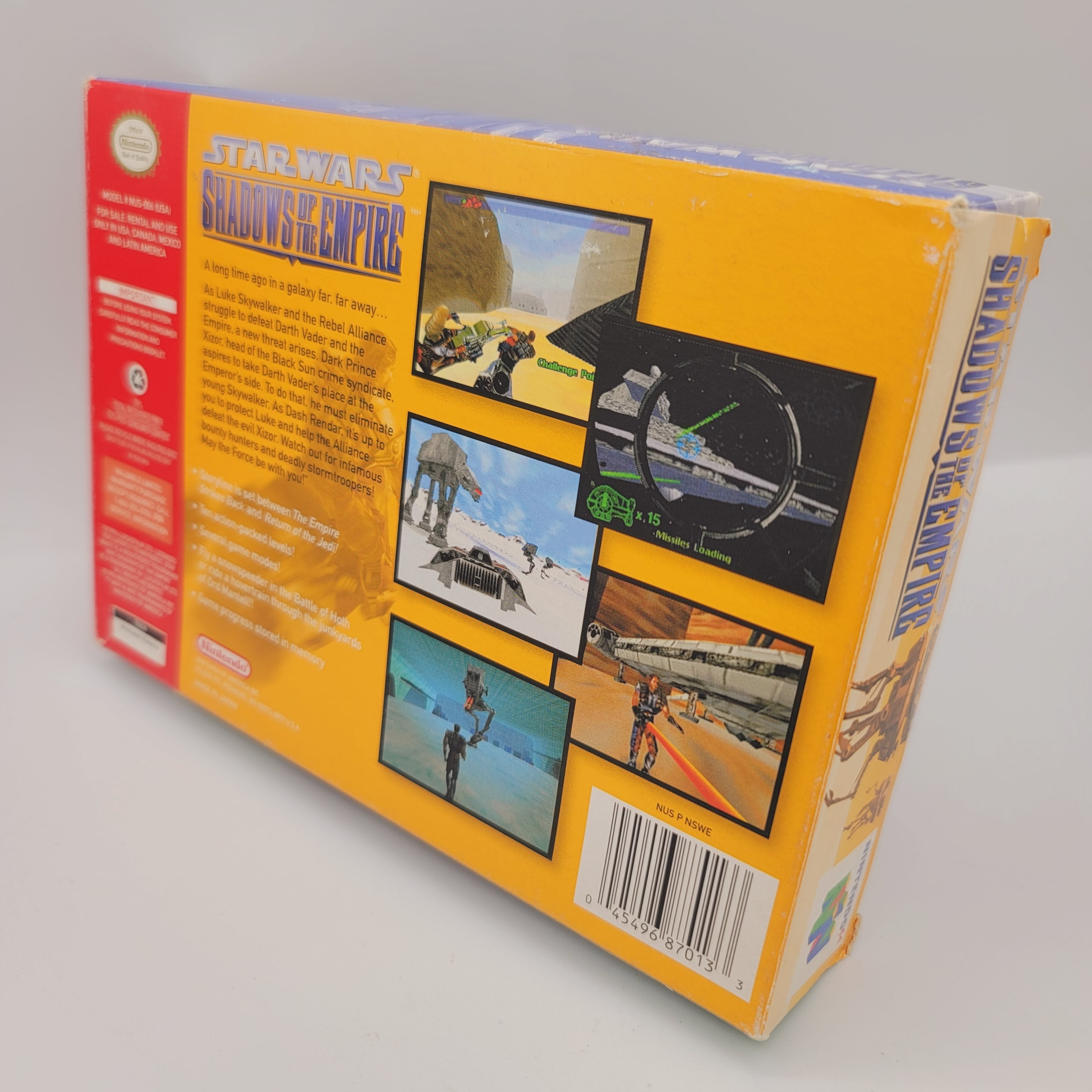 N64 - Star Wars Shadows of the Empire (Complete in Box / A / With Manual)