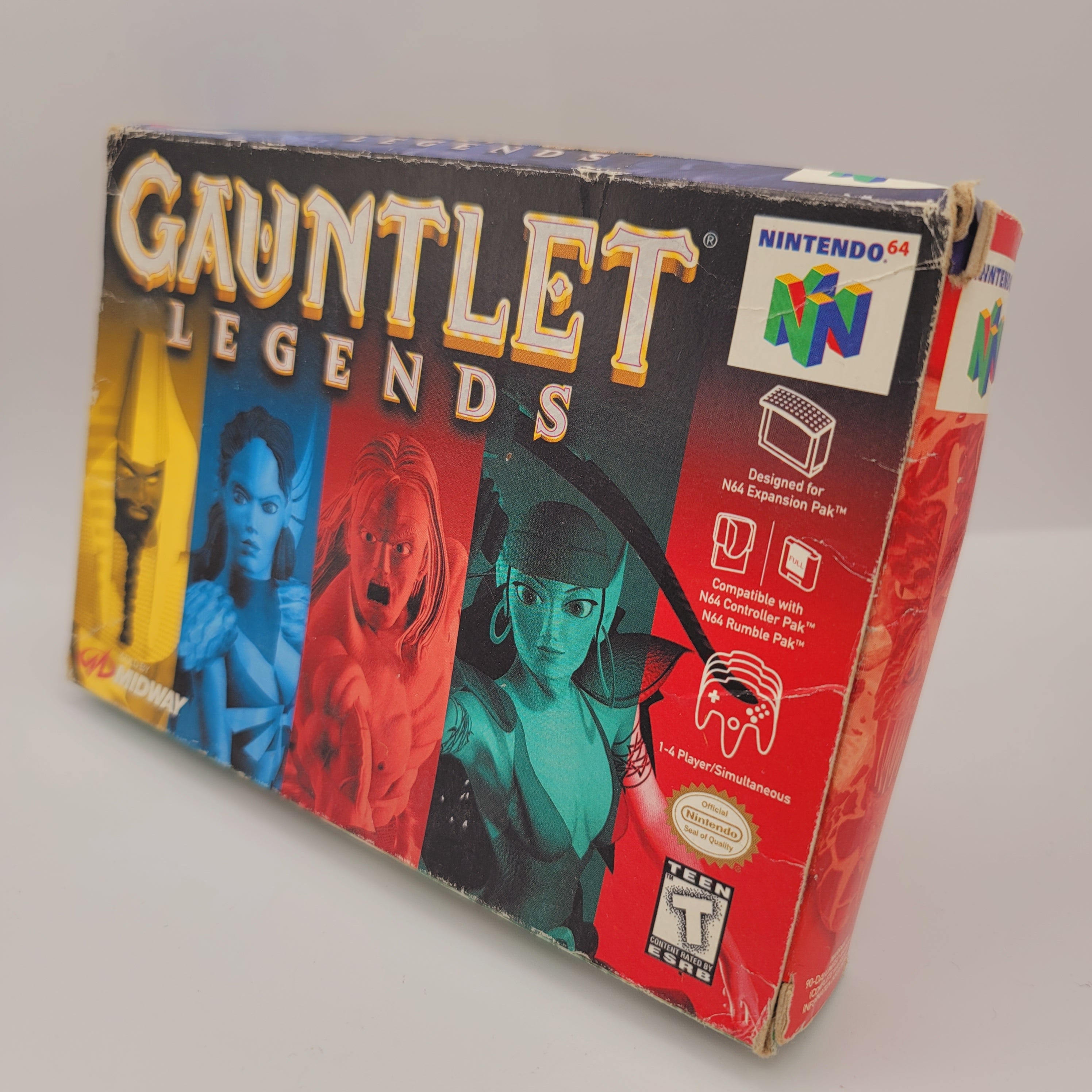 N64 - Gauntlet Legends (Complete in Box / B- / Worn Manual)