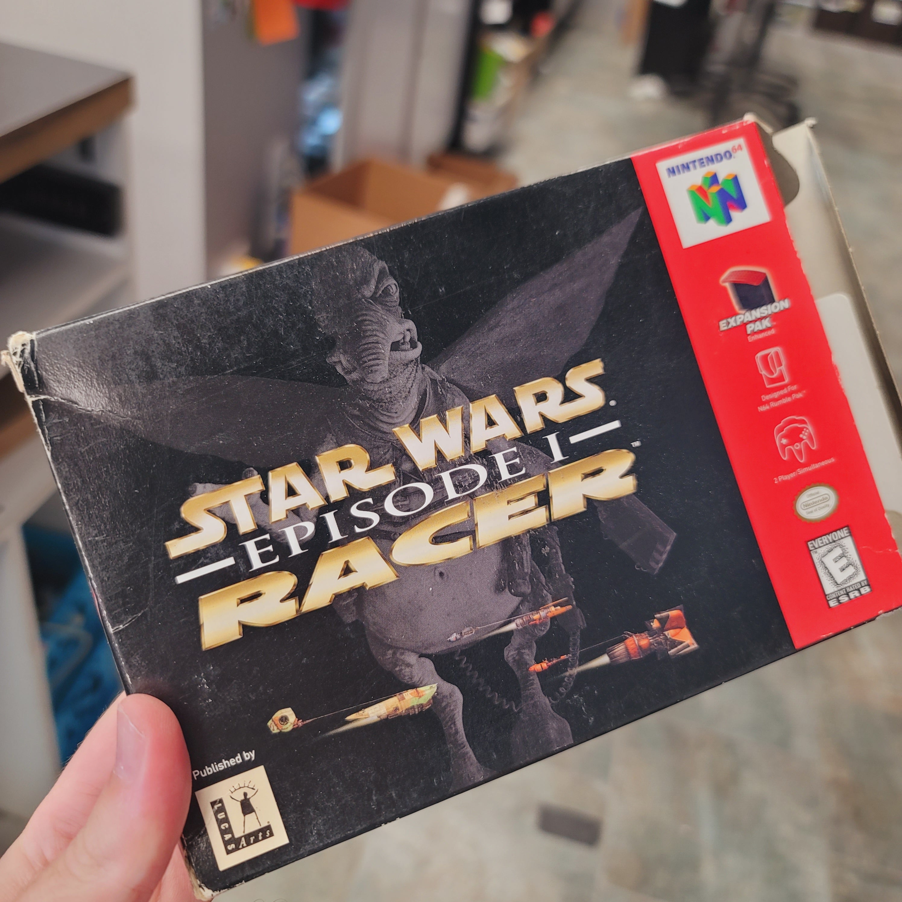 N64 - Star Wars Episode 1 Racer (Complete in Box / B+ / With Manual)