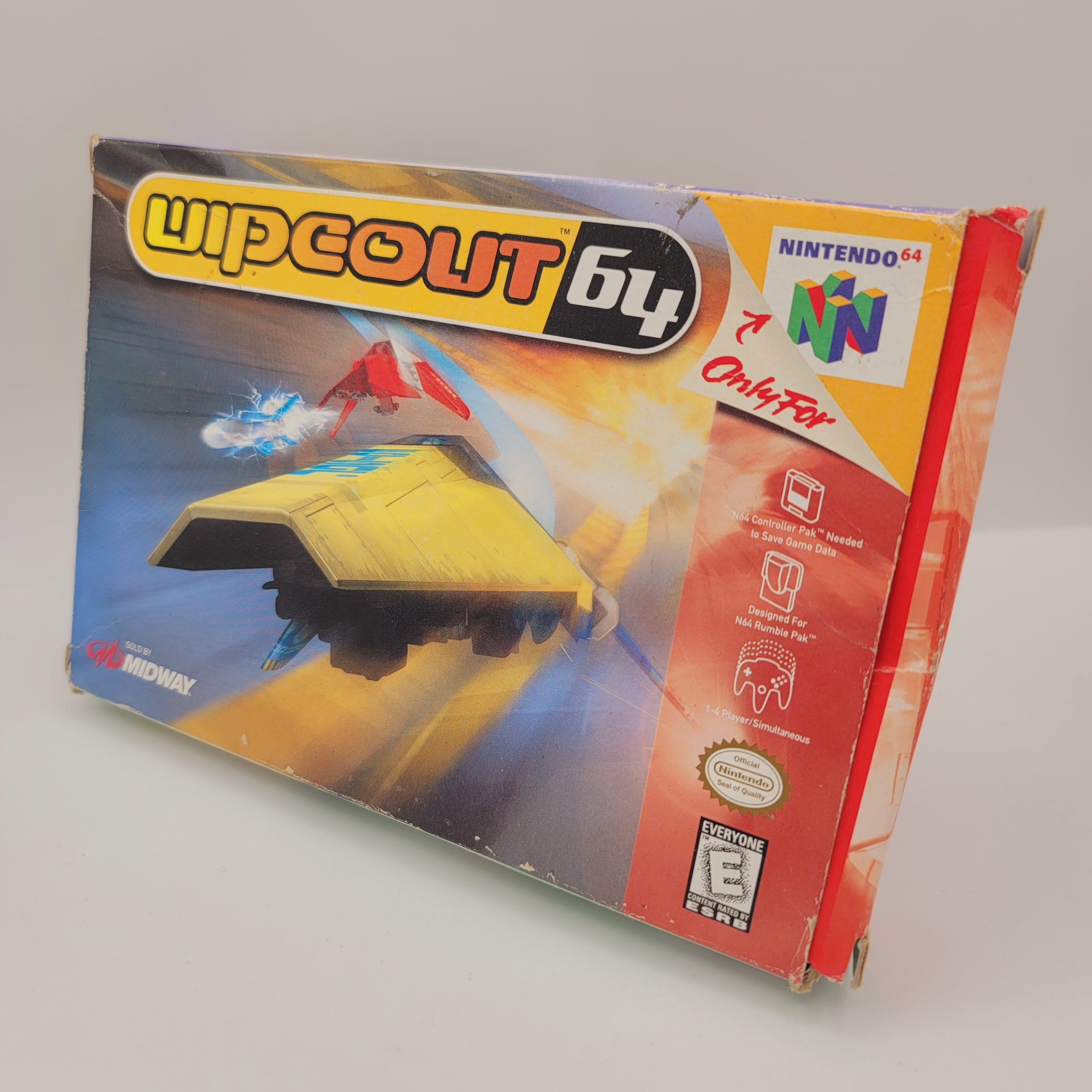 N64 - WipeOut 64 (Complete in Box / B+ / Worn Manual)