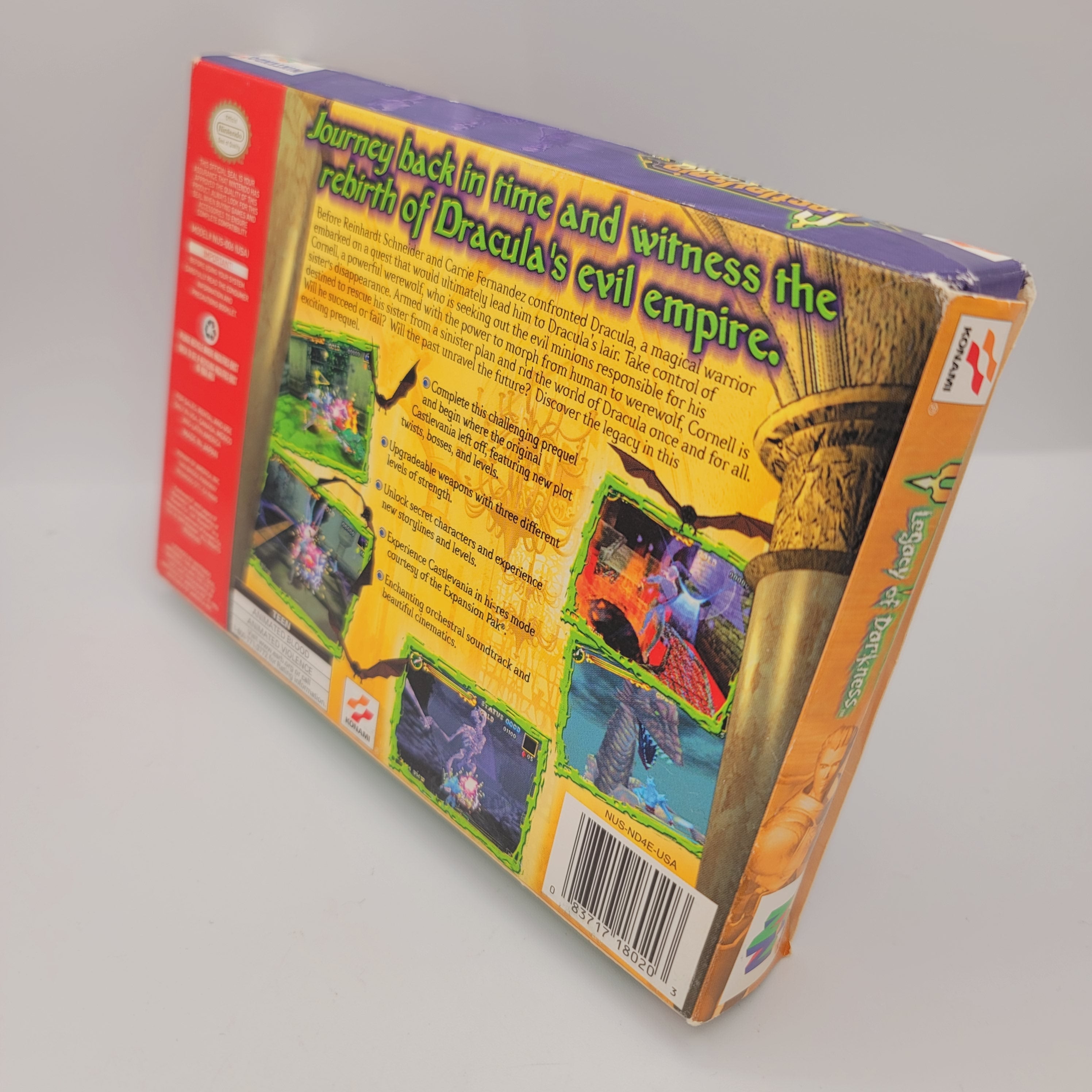 N64 - Castlevania Legacy of Darkness (Complete in Box / C / With Manual)