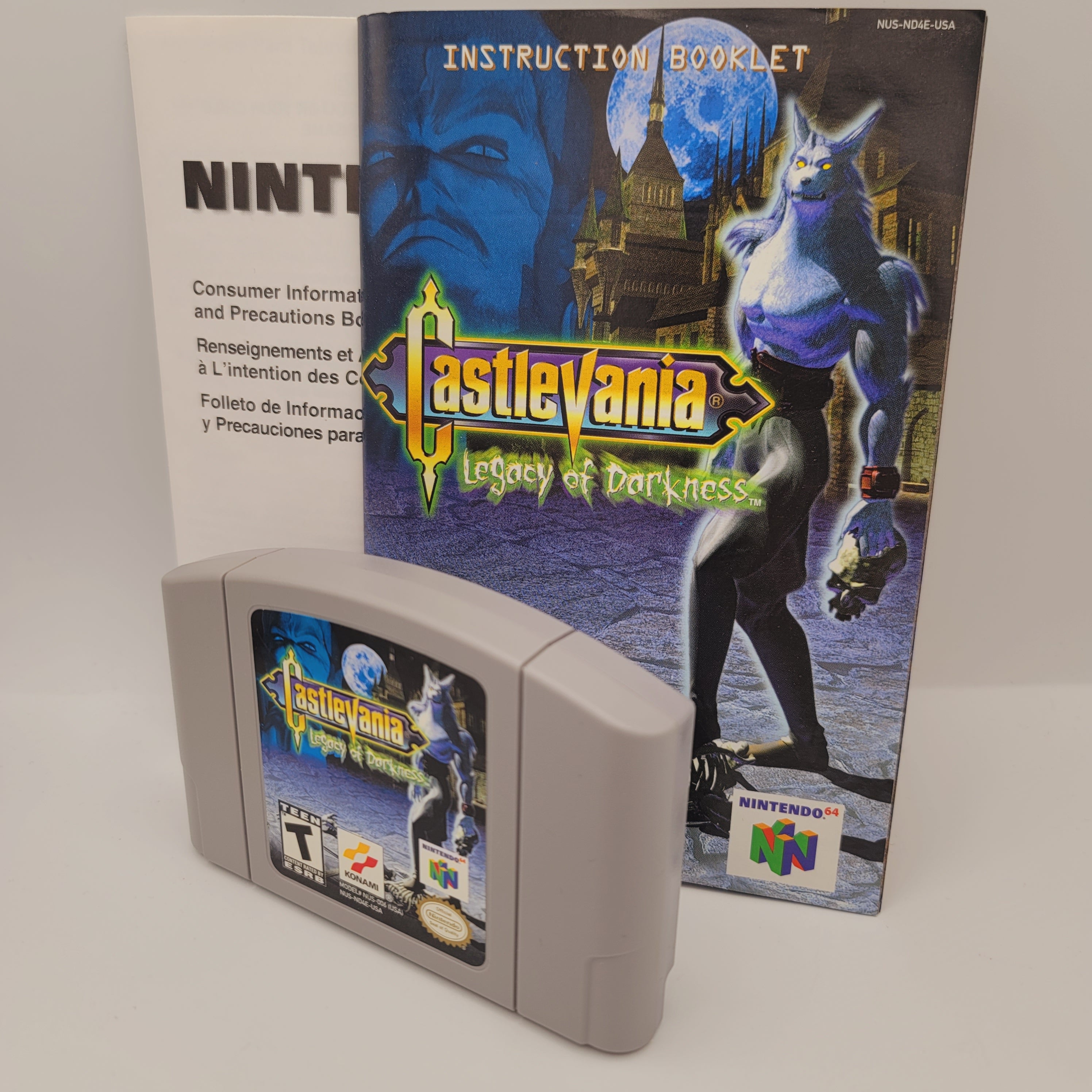 N64 - Castlevania Legacy of Darkness (Complete in Box / C / With Manual)