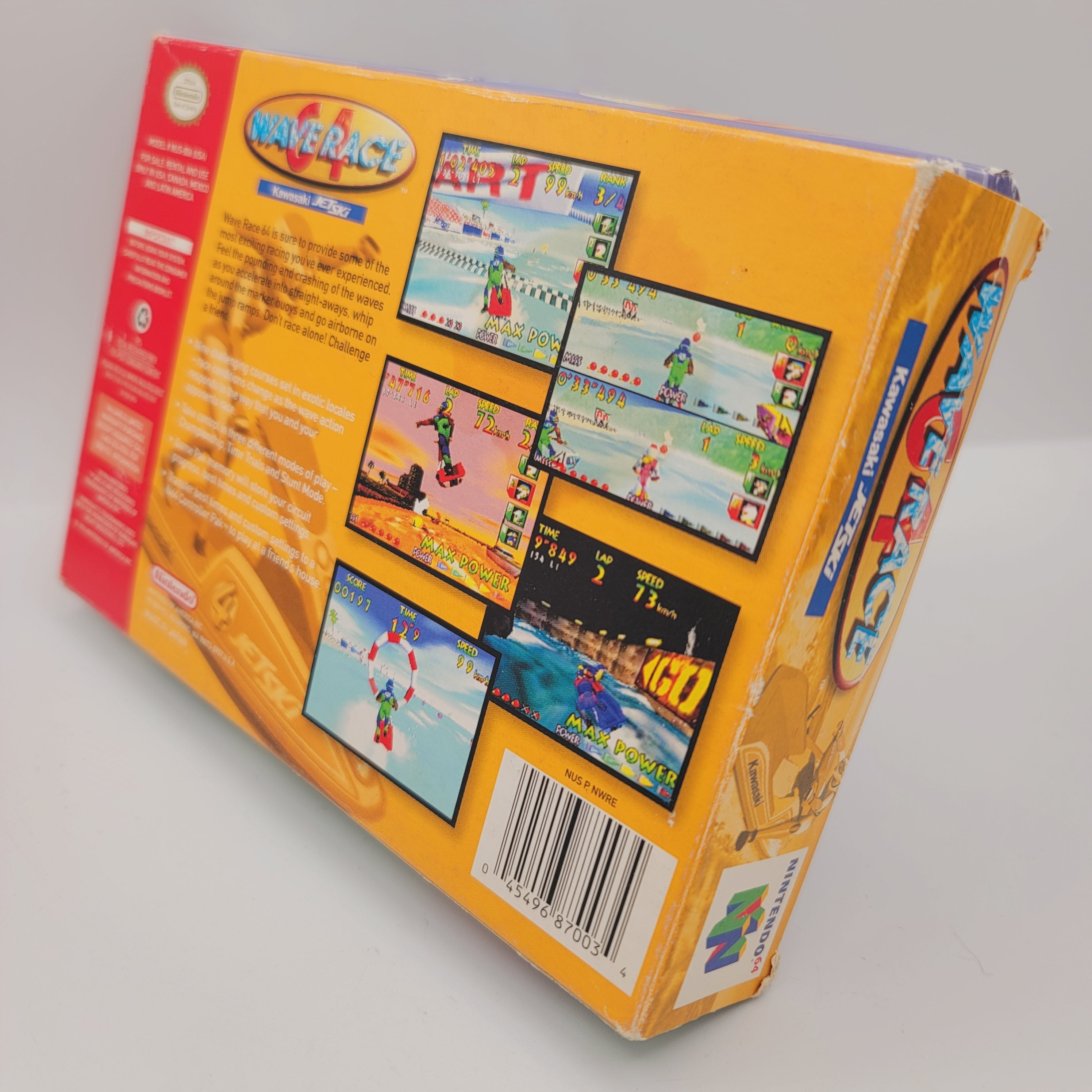 N64 - Wave Race 64 (Complete in Box / B- / With Manual)