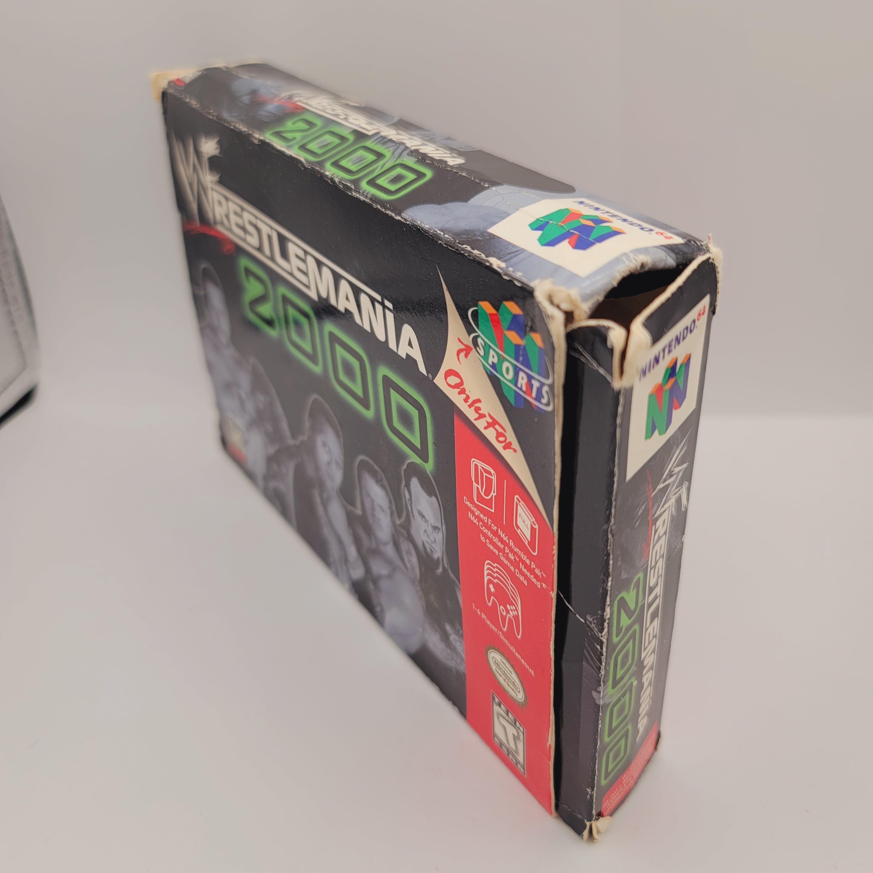 N64 - WWF Wrestlemania 2000 (Complete in Box / D / With Manual)