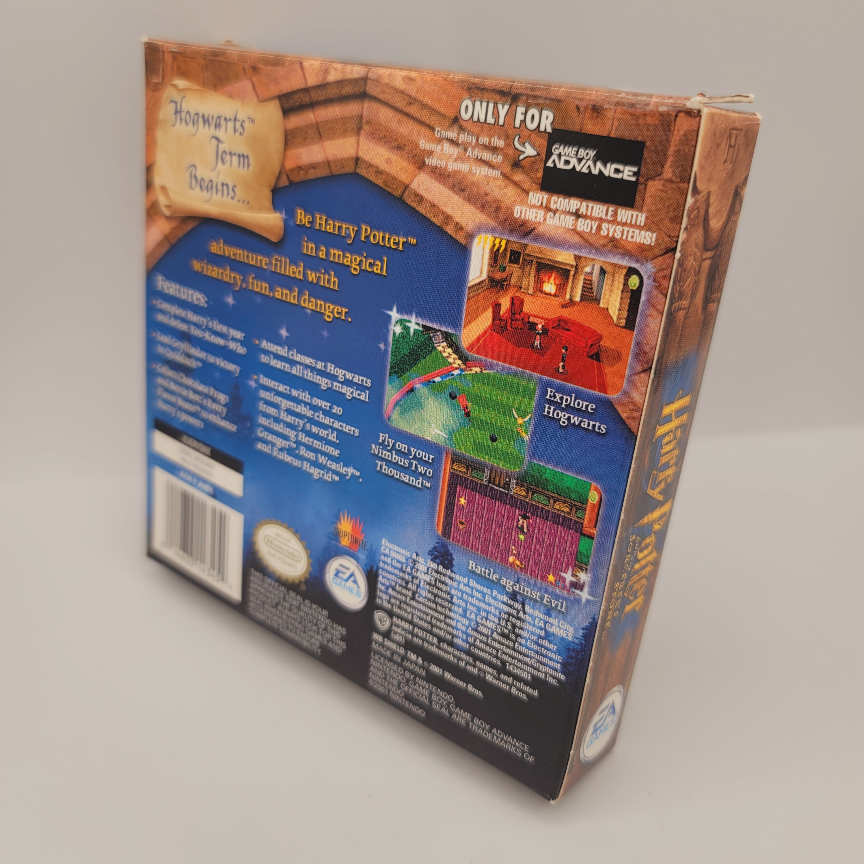 GBA - Harry Potter and the Sorcerer's Stone (Complete in Box / A / With Manual)