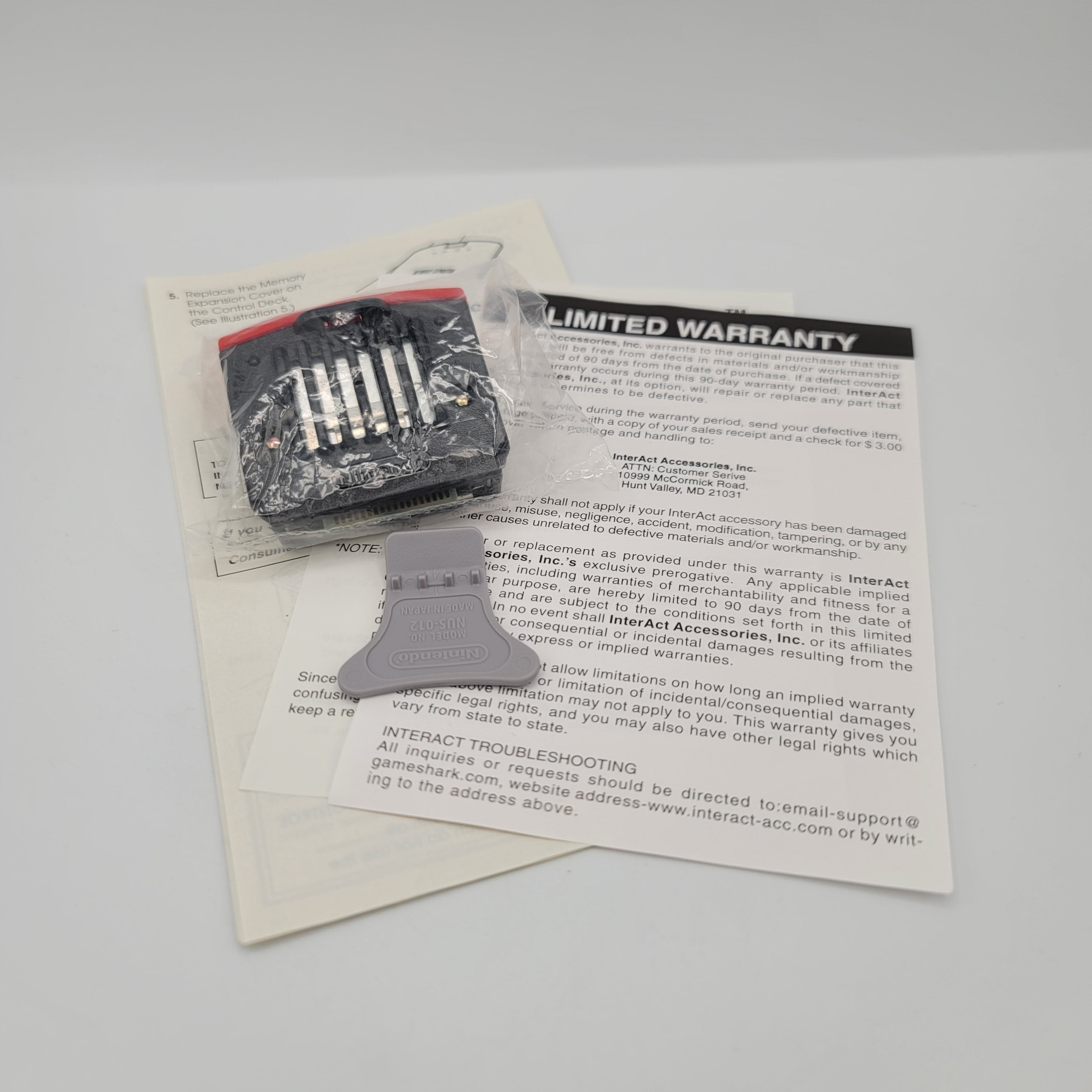 Nintendo 64 Expansion Pak (Complete in Box / A- / With Manual)