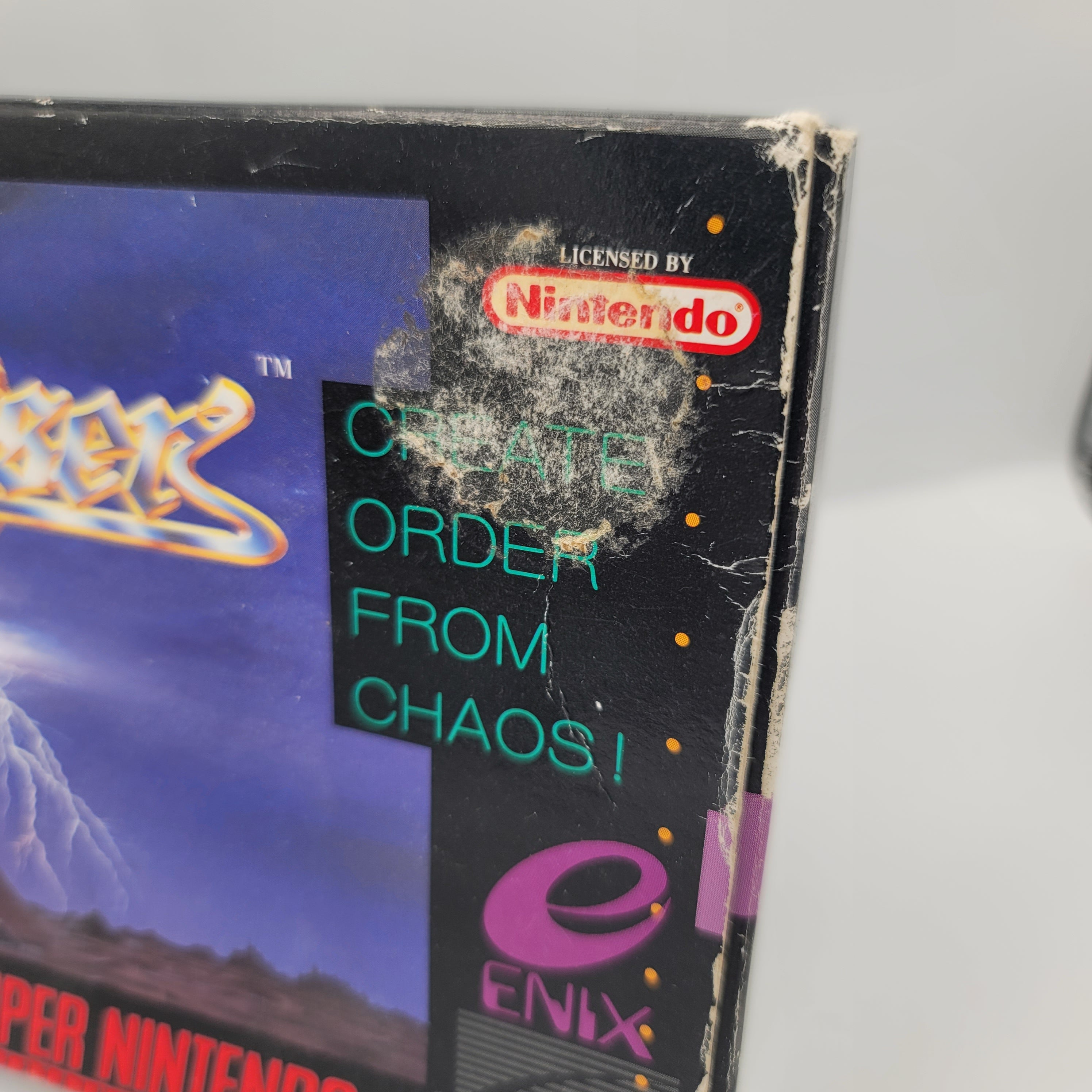 SNES - ActRaiser (Complete in Box / B- / With Manual)