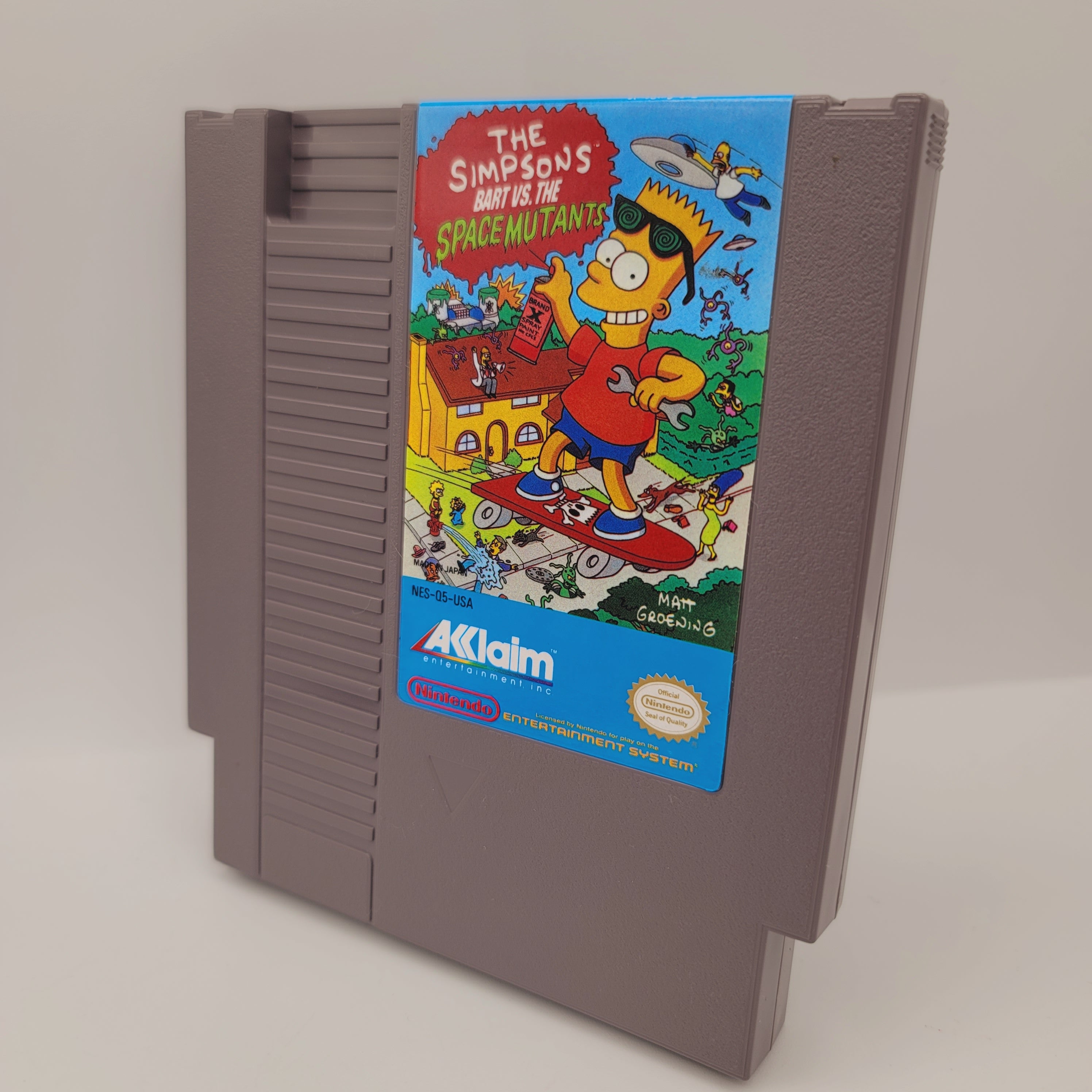 NES - The Simpsons Bart vs the Space Mutants (Complete in Box / B+ / No Manual)