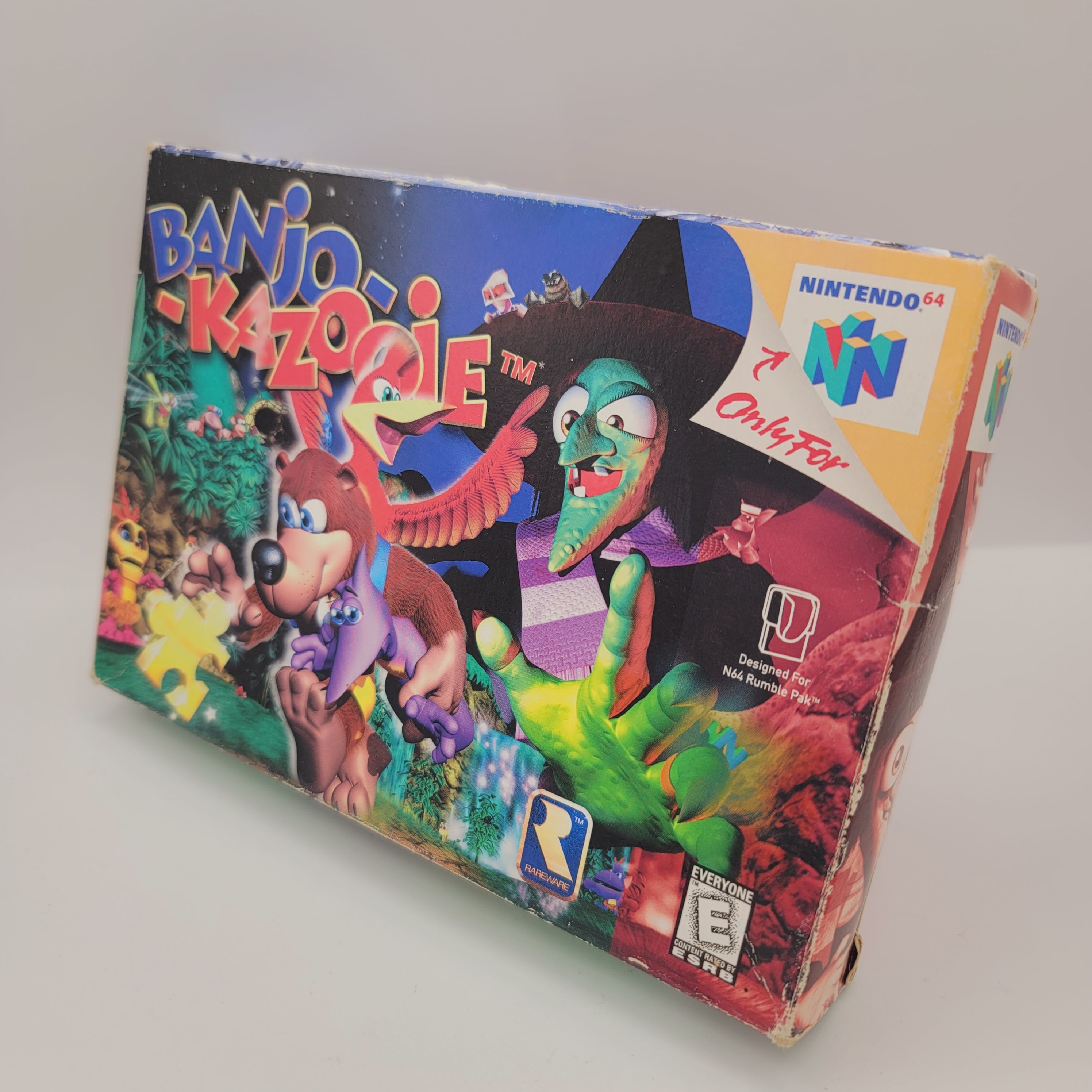 N64 - Banjo-Kazooie (Complete in Box / C- / With Manual)