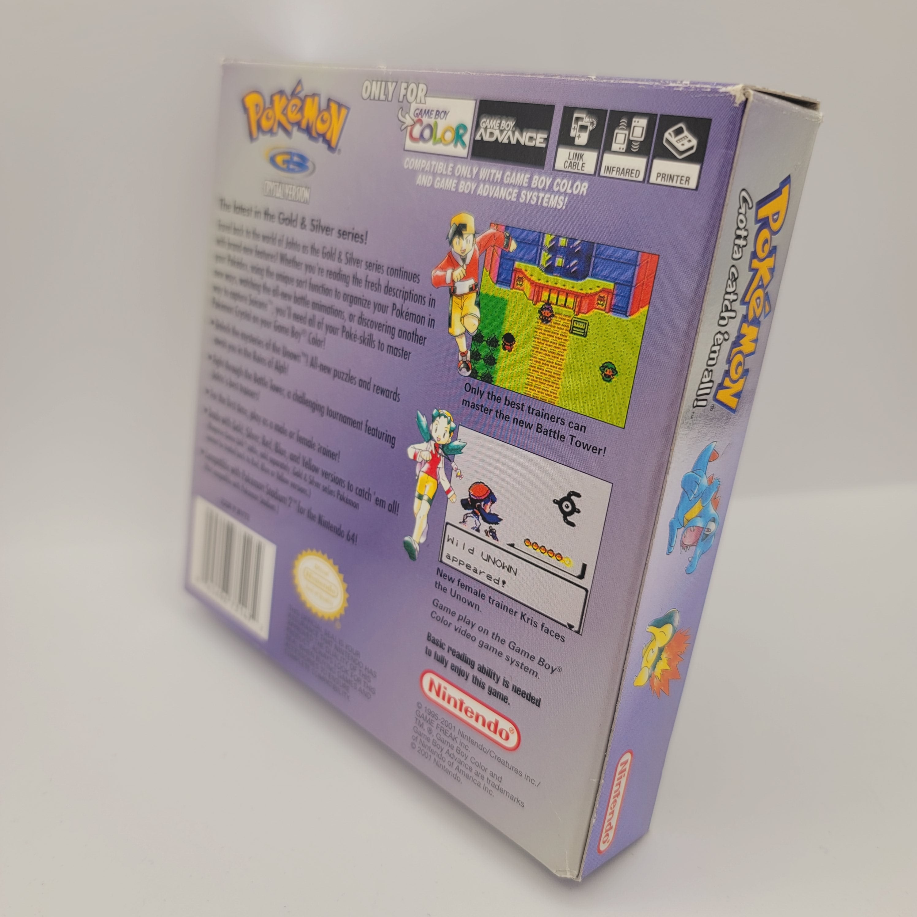 GBC - Pokemon Crystal (Complete in Box / A- / Worn Manual)