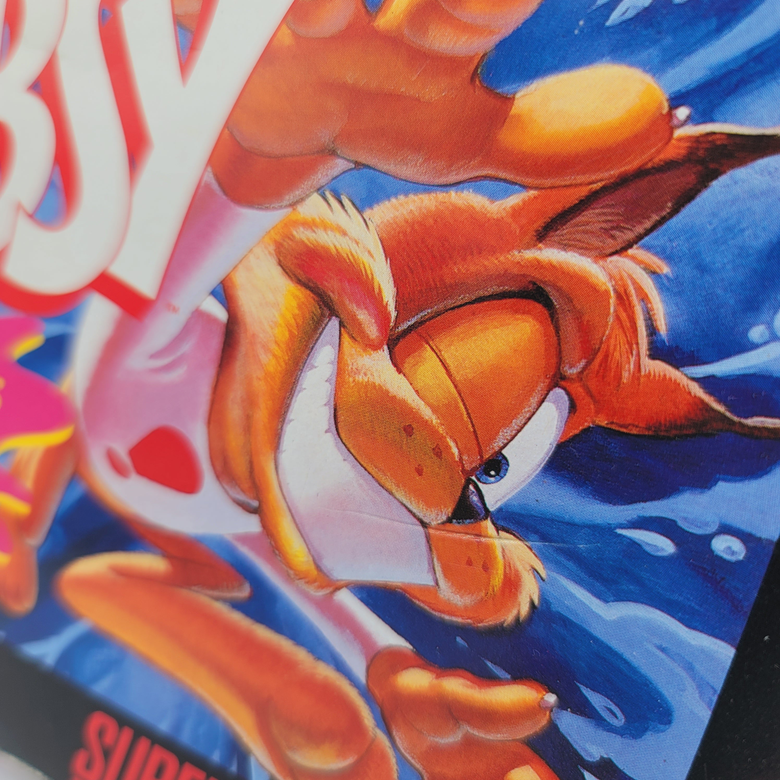 SNES - Bubsy In Claws Encounters of the Furred Kind (Complete in Box / B+ / With Manual)