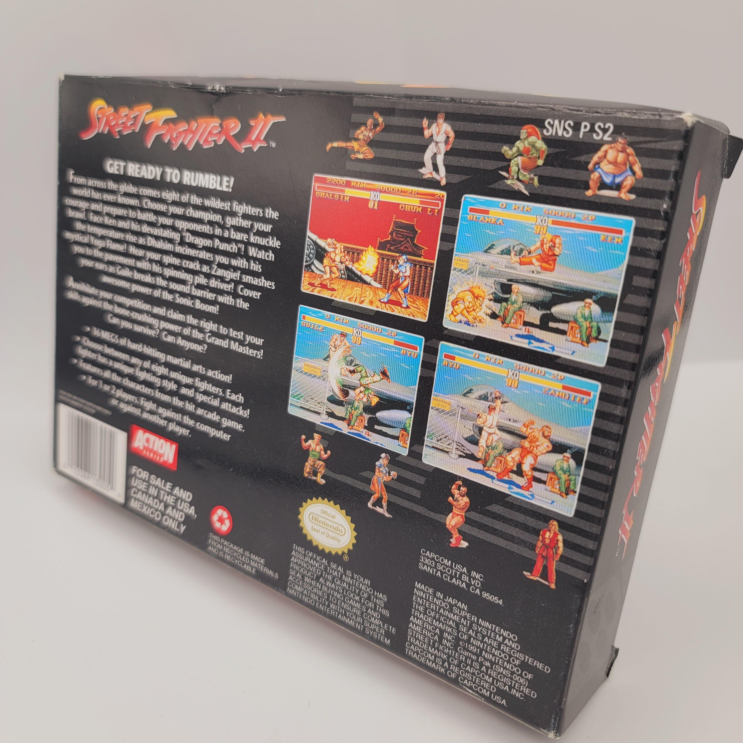 SNES - Street Fighter II (Complete in Box / B / With Manual)