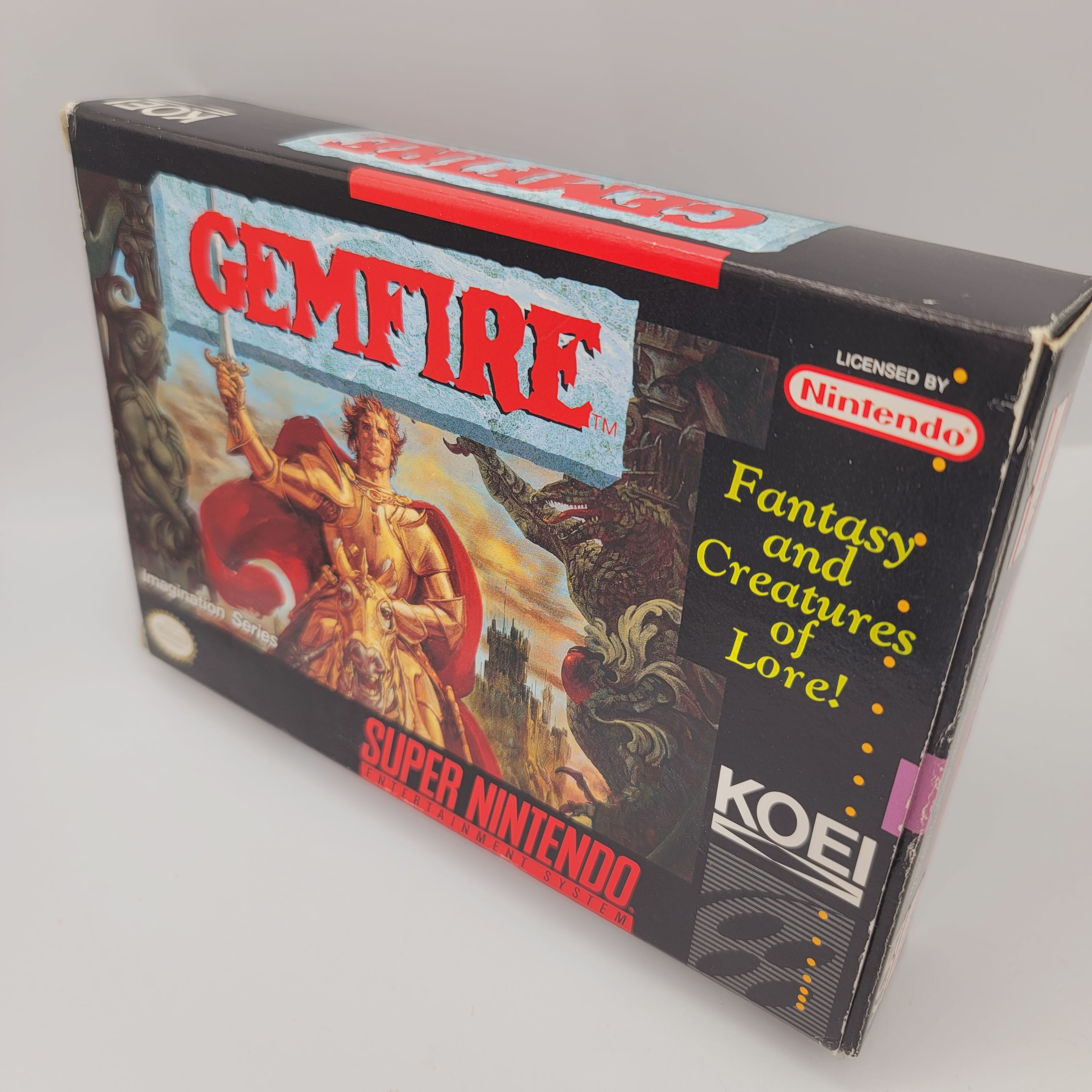 SNES - Gemfire (Complete in Box / A / With Manual / Poster)