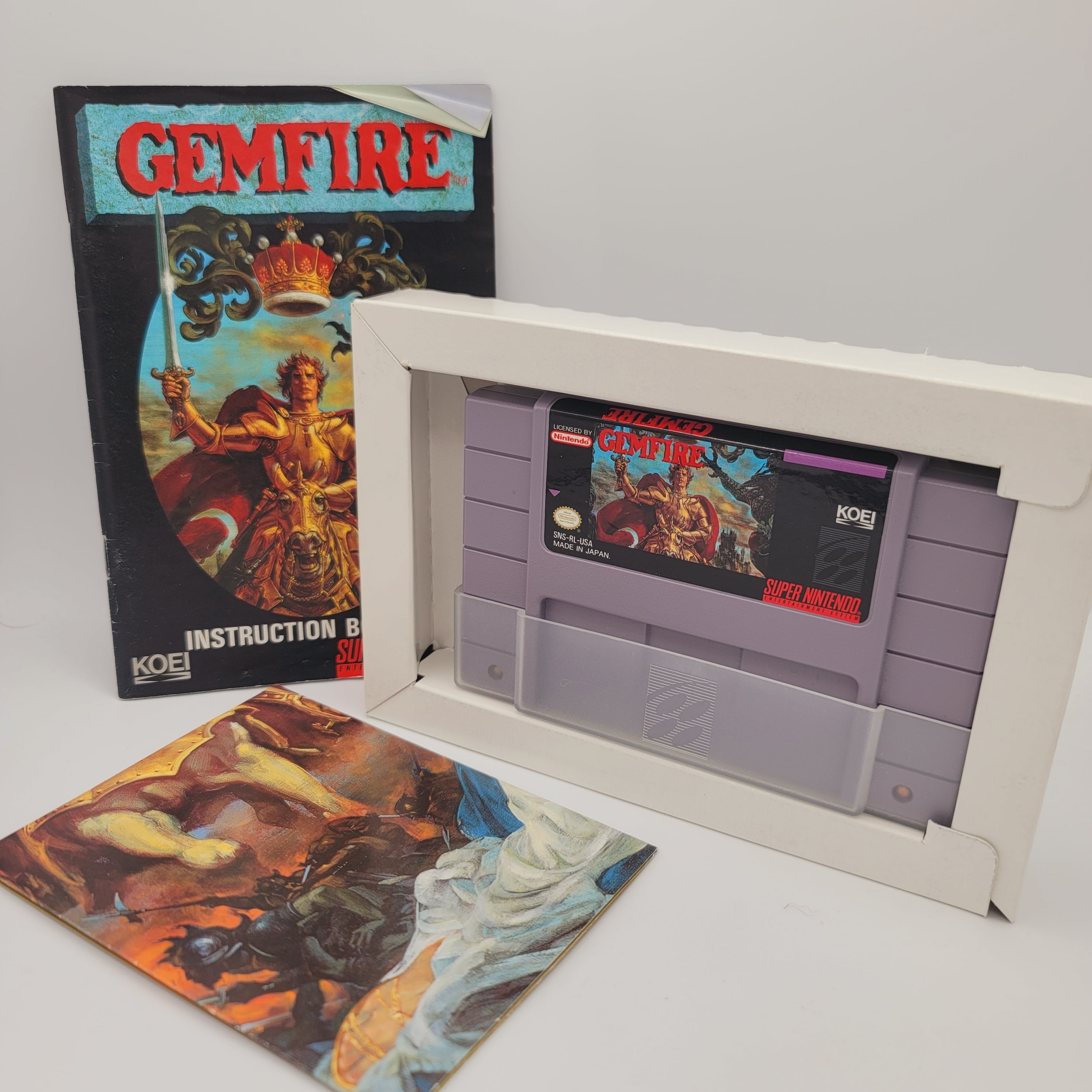 SNES - Gemfire (Complete in Box / A / With Manual / Poster)
