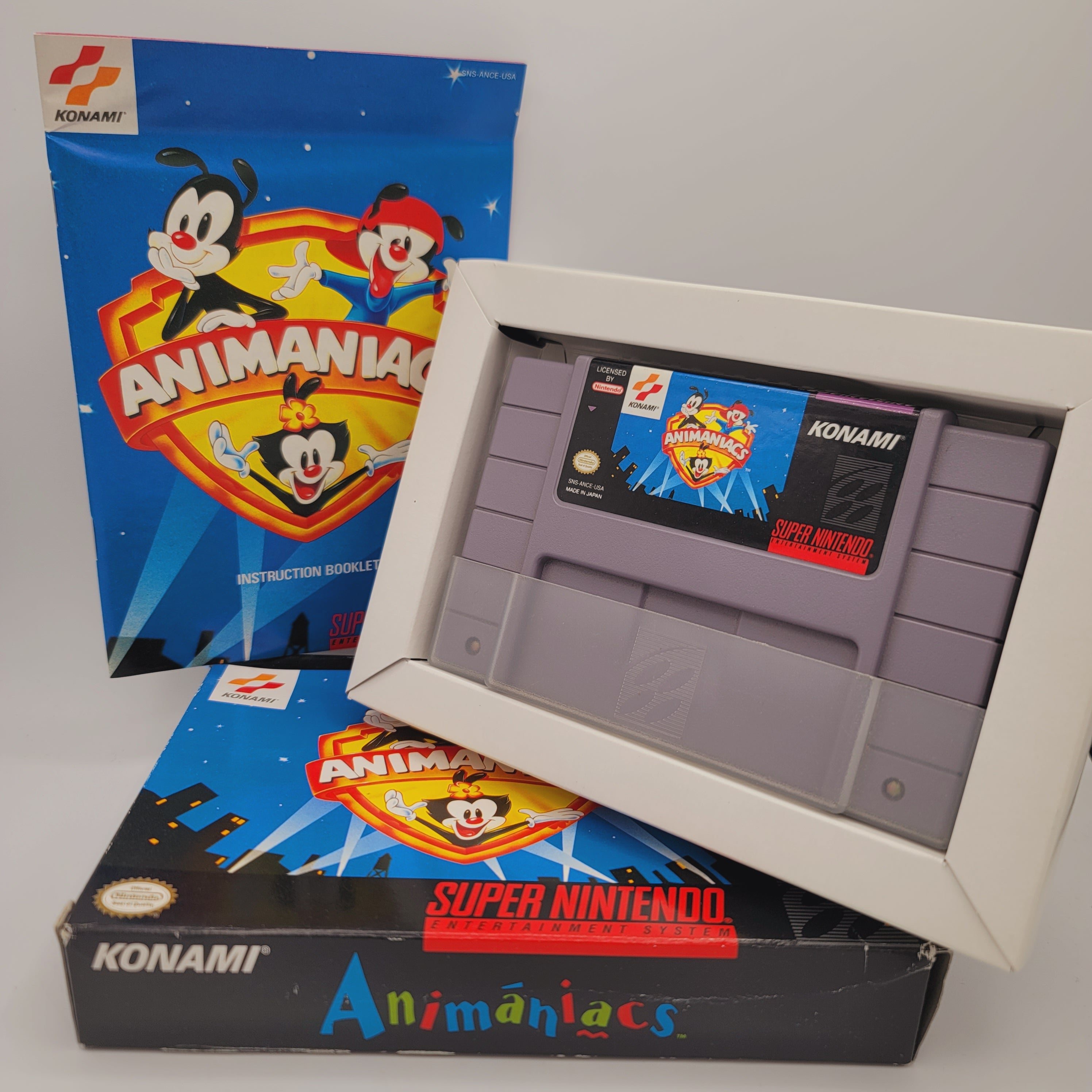 SNES - Animaniacs (Complete in Box / A / With Manual)