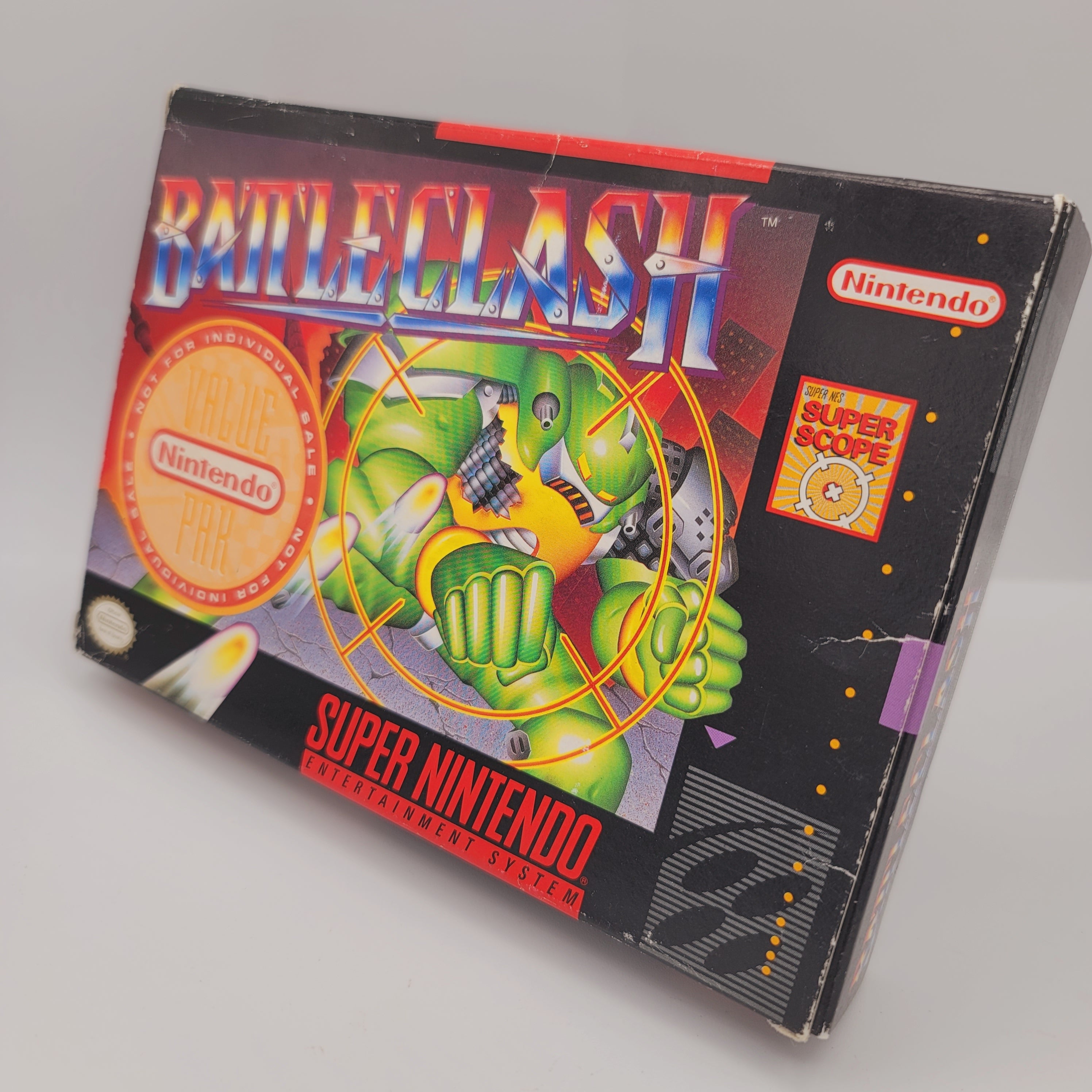 SNES - Battle Clash (Complete in Box / A- / With Manual)