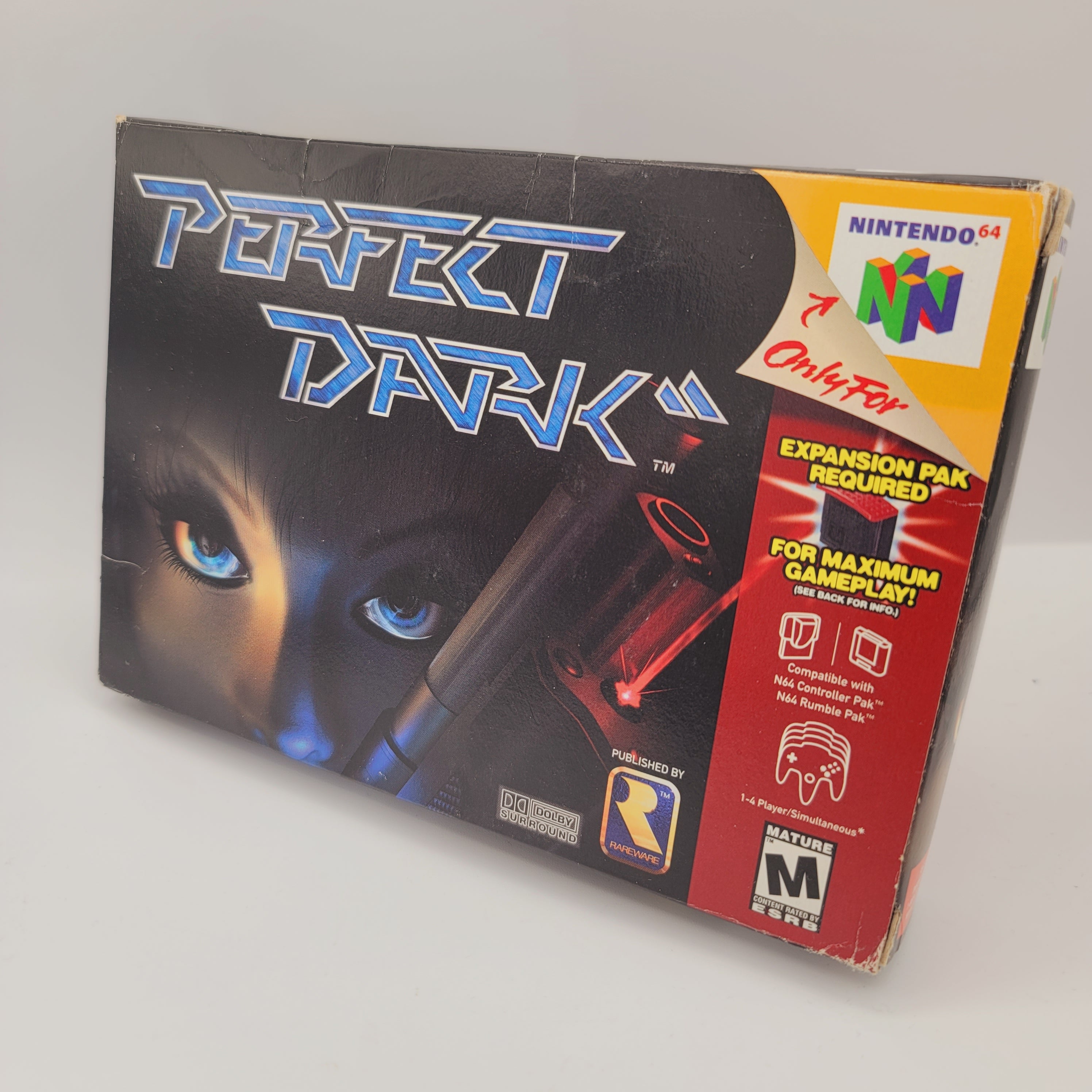 N64 - Perfect Dark (Complete in Box / B / Rough Manual)