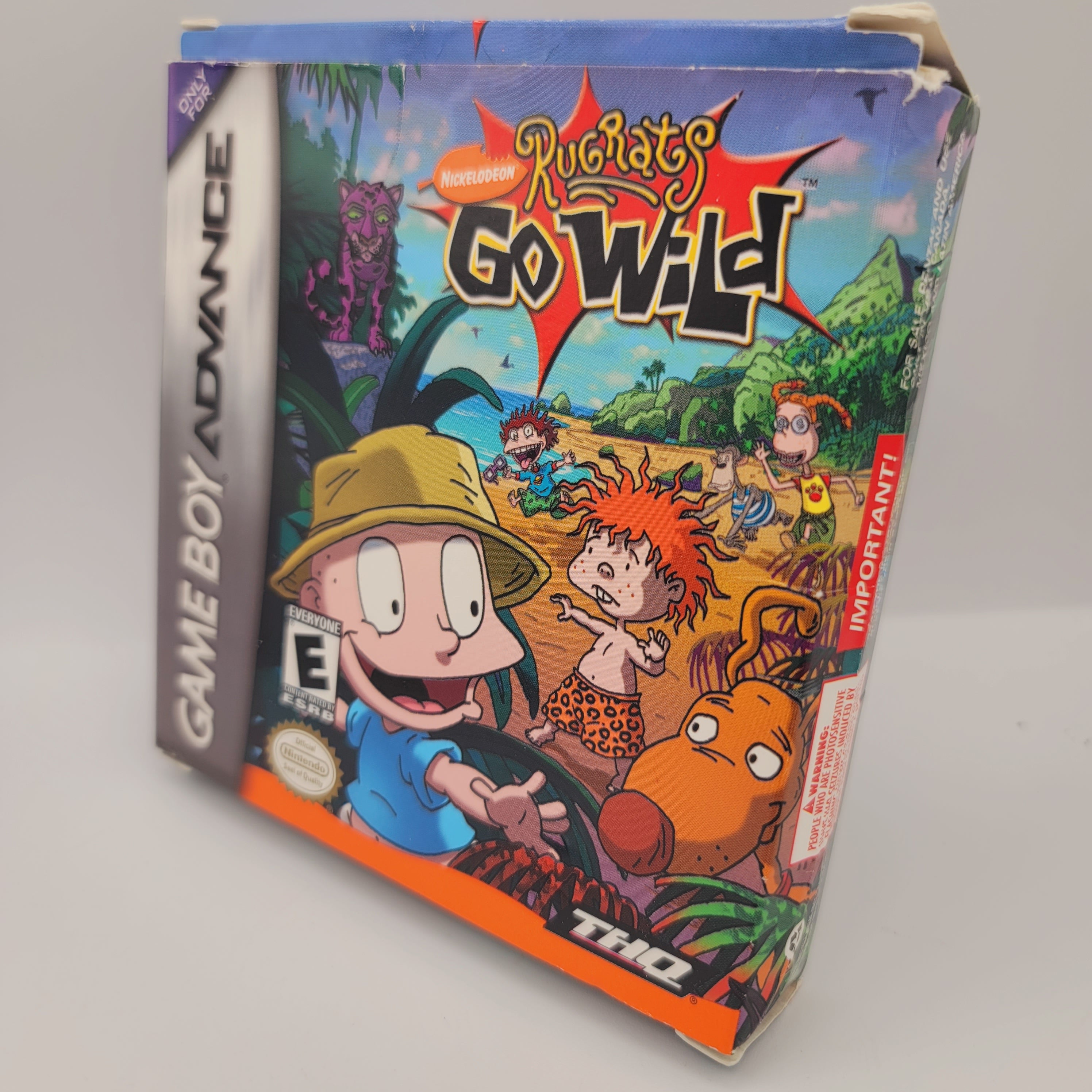 GBA - Rugrats Go Wild (Complete in Box / B+ / With Manual)