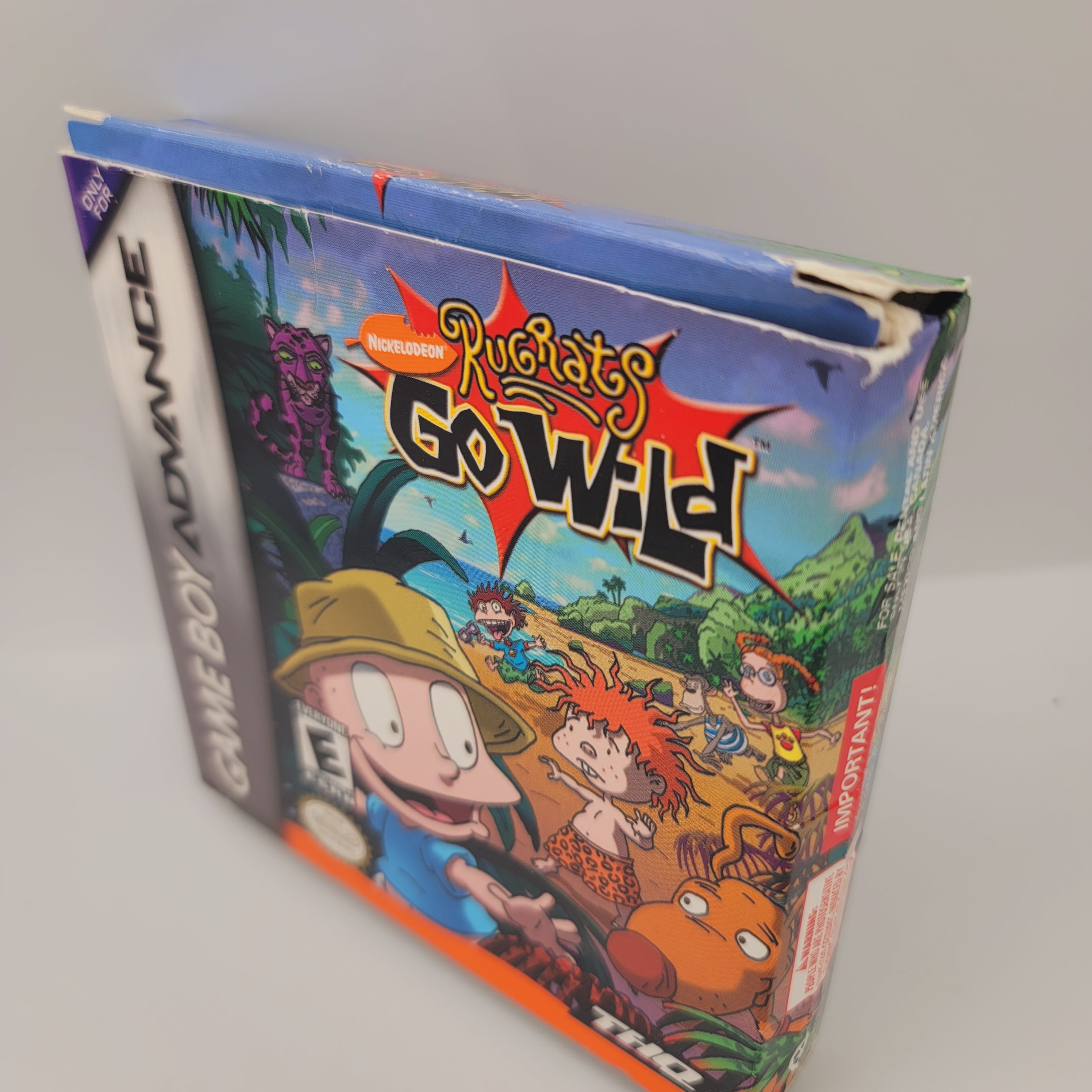 GBA - Rugrats Go Wild (Complete in Box / B+ / With Manual)