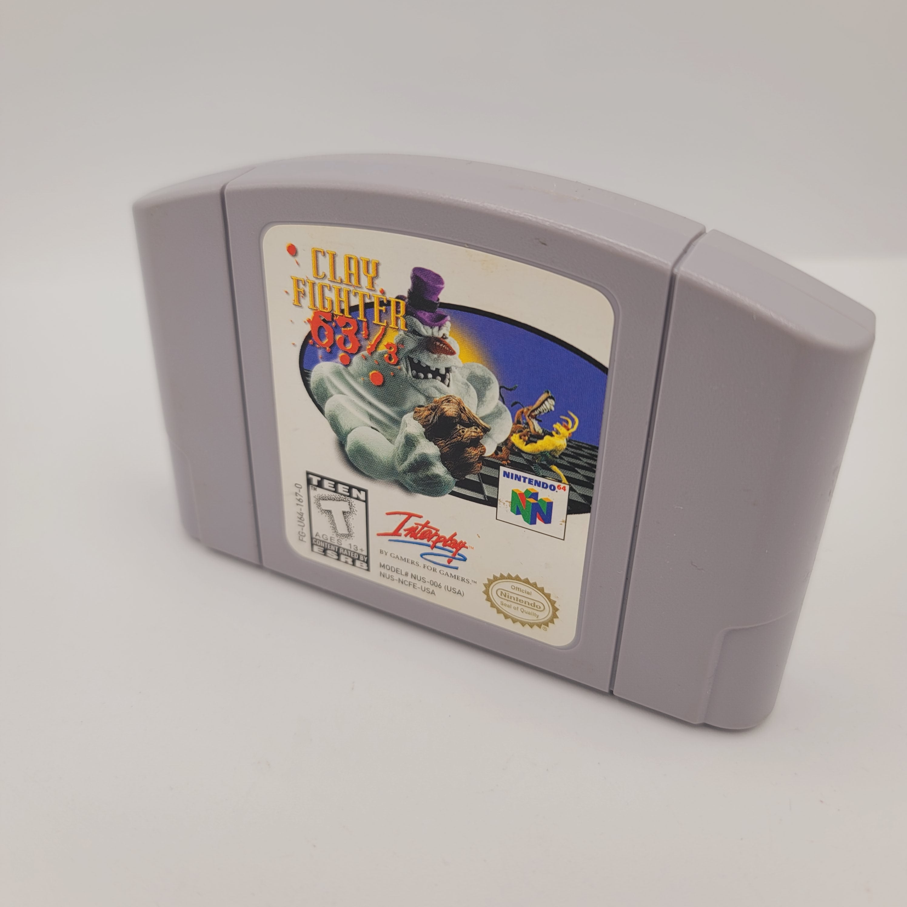N64 - Clay Fighter 63 1/3 (Complete in Box / A- / No Manual)