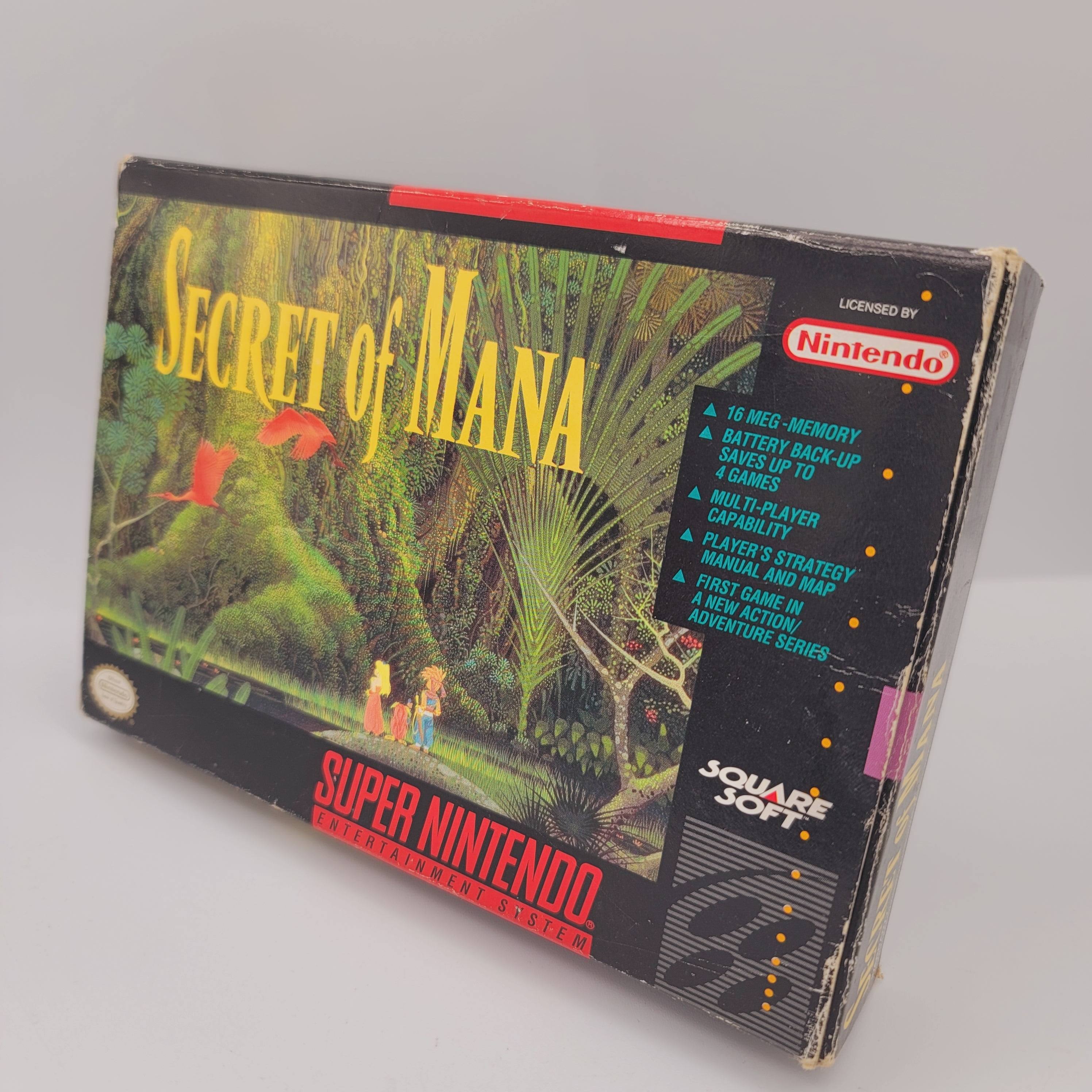 SNES - Secret of Mana (Complete in Box / A- / With Manual & Poster)