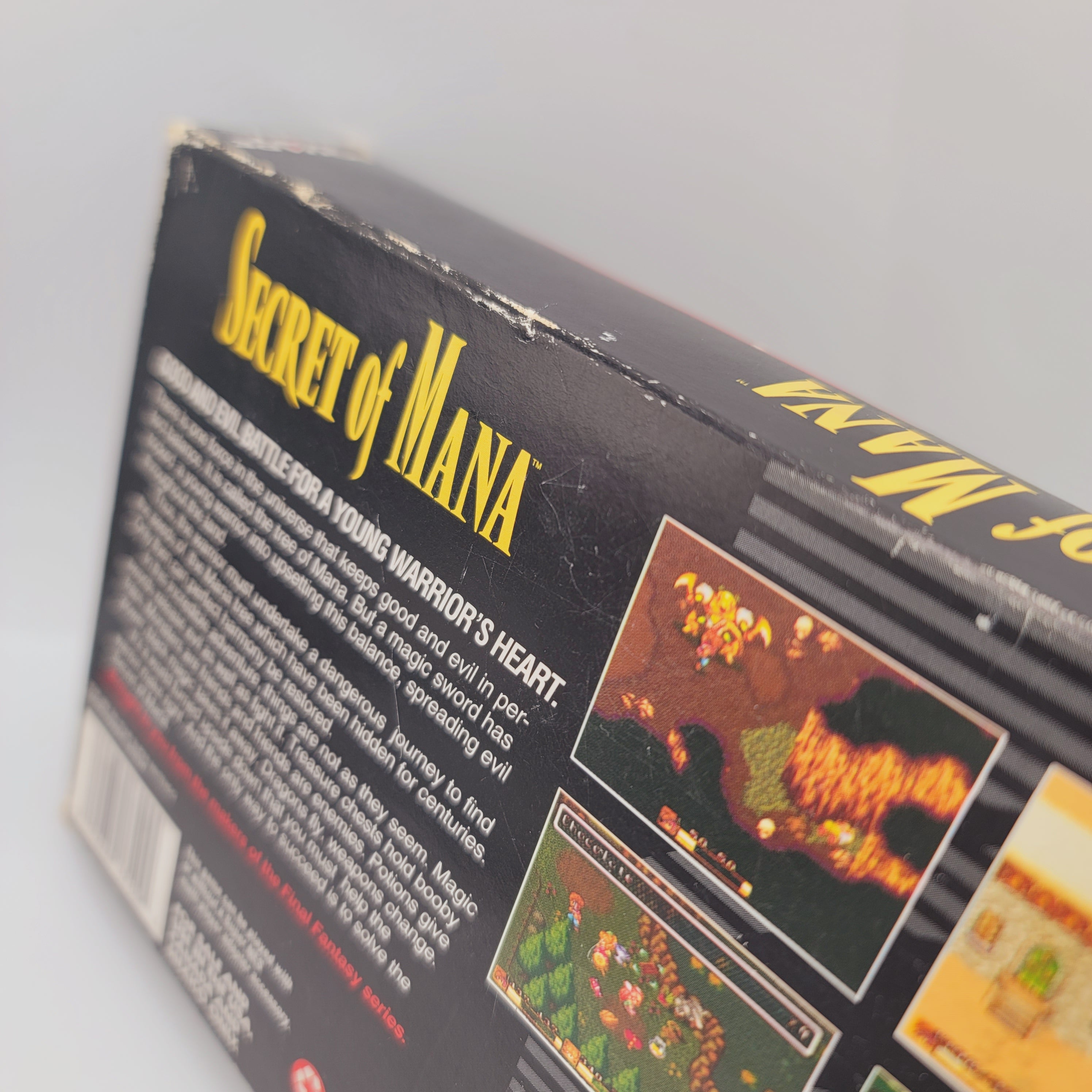 SNES - Secret of Mana (Complete in Box / A- / With Manual & Poster)