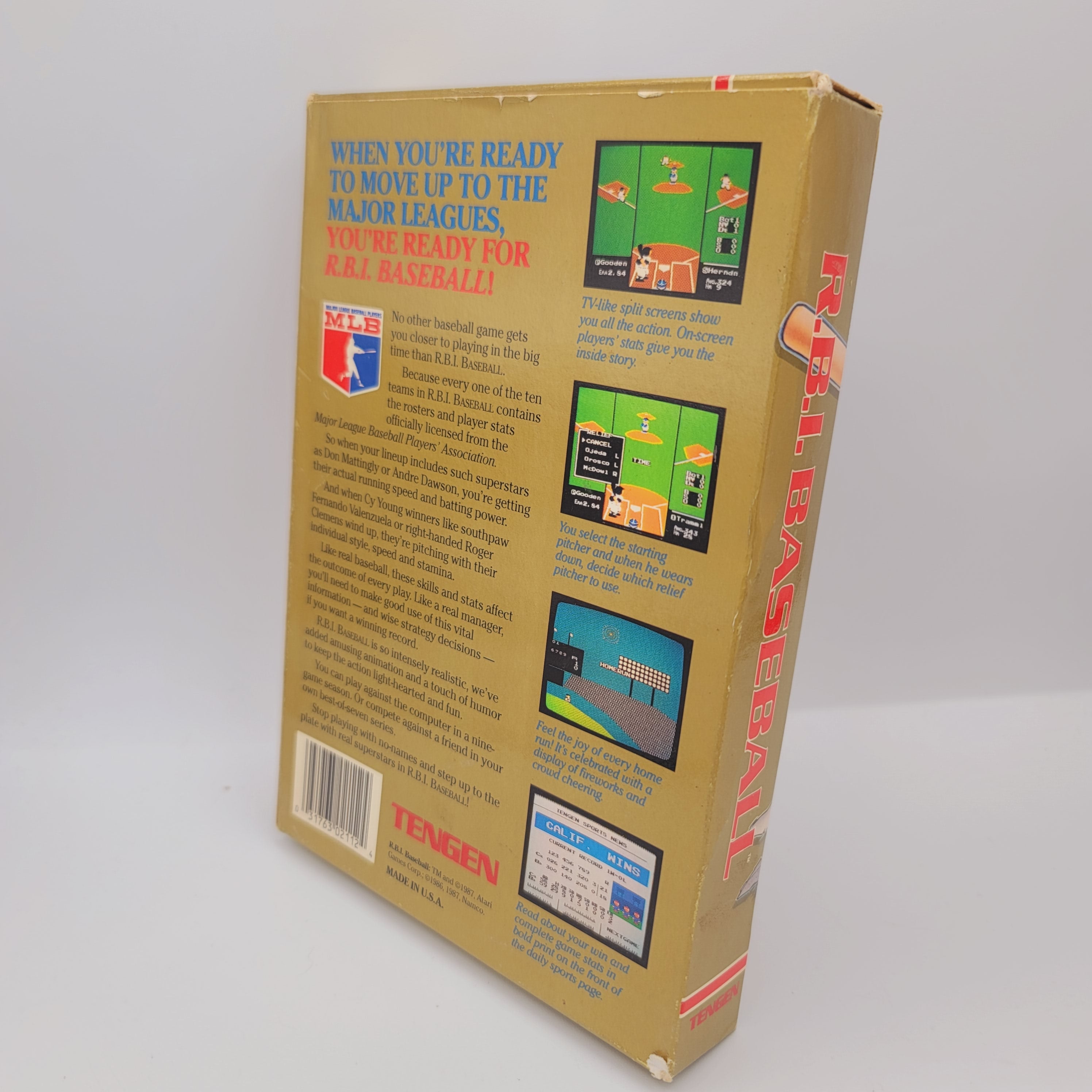 NES - RBI Baseball (Complete in Box / B+ / With Manual)