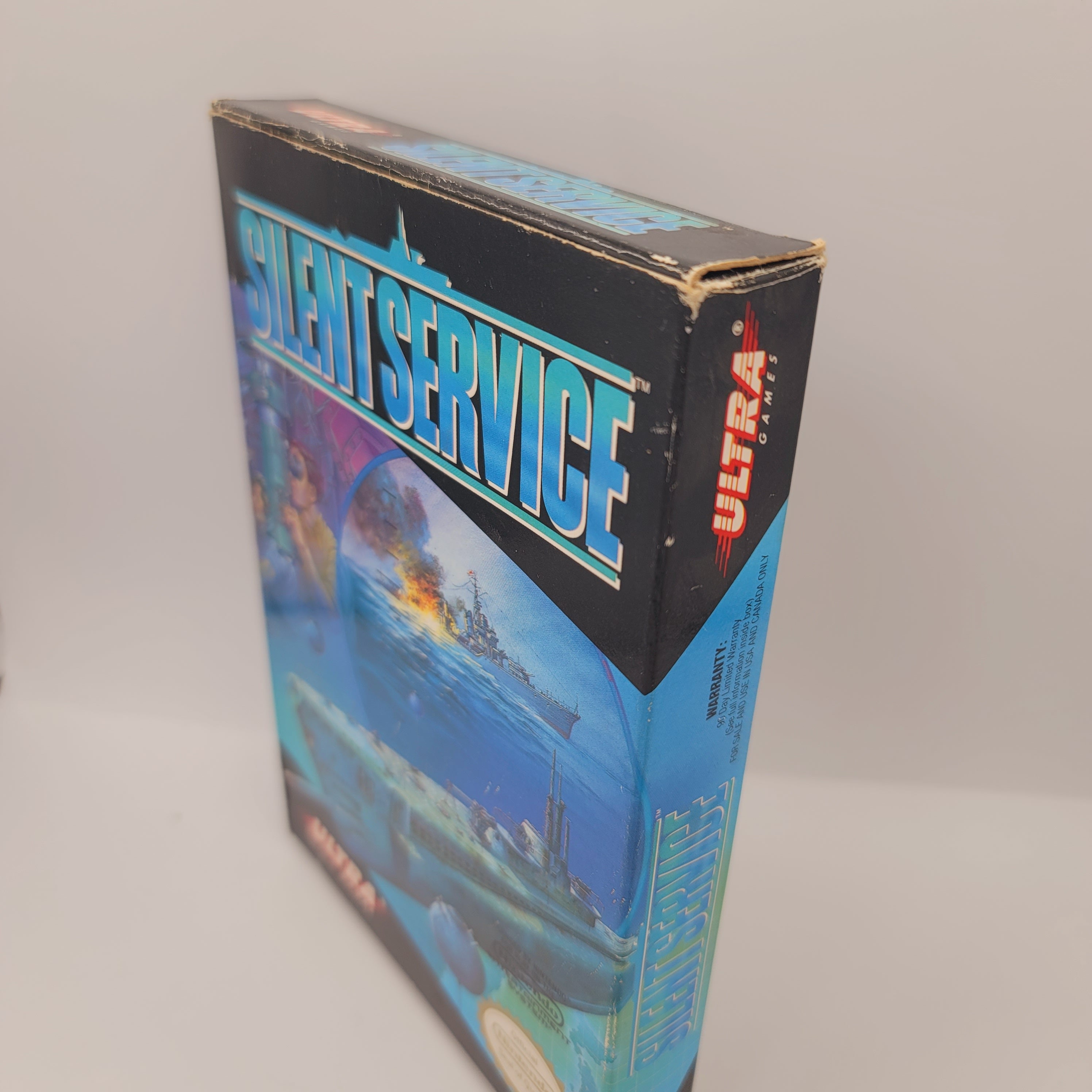 NES - Silent Service (Complete in Box / A / With Manual)