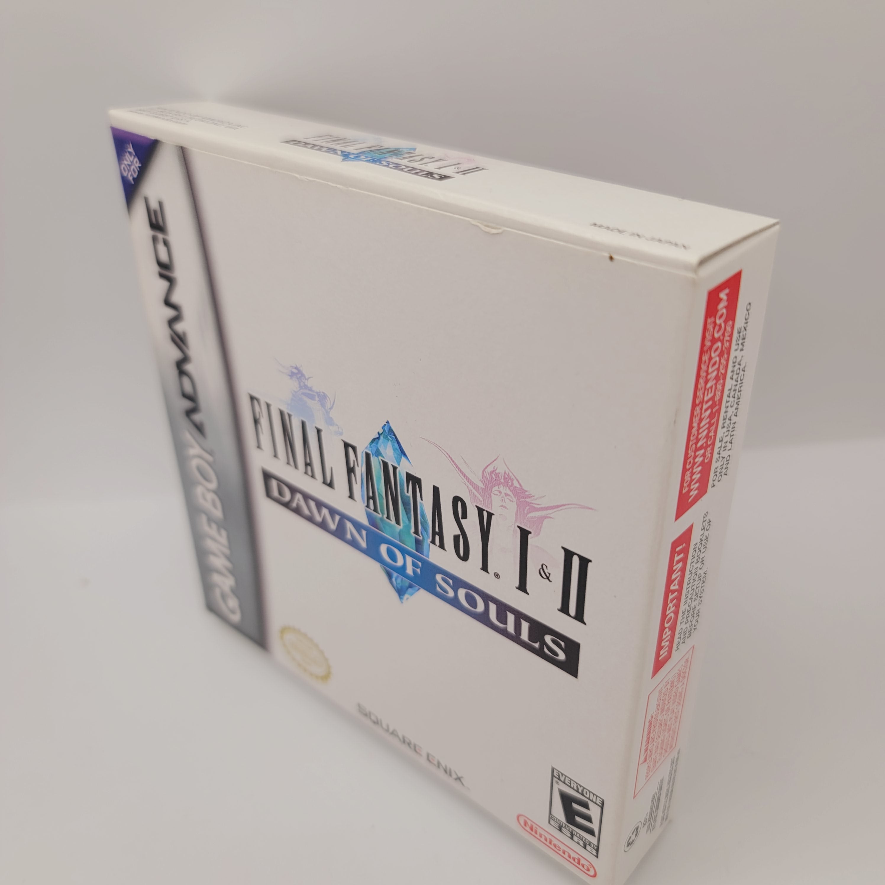 GBA - Final Fantasy I & II Dawn of Souls (Complete in Box / A+ / With Manual)