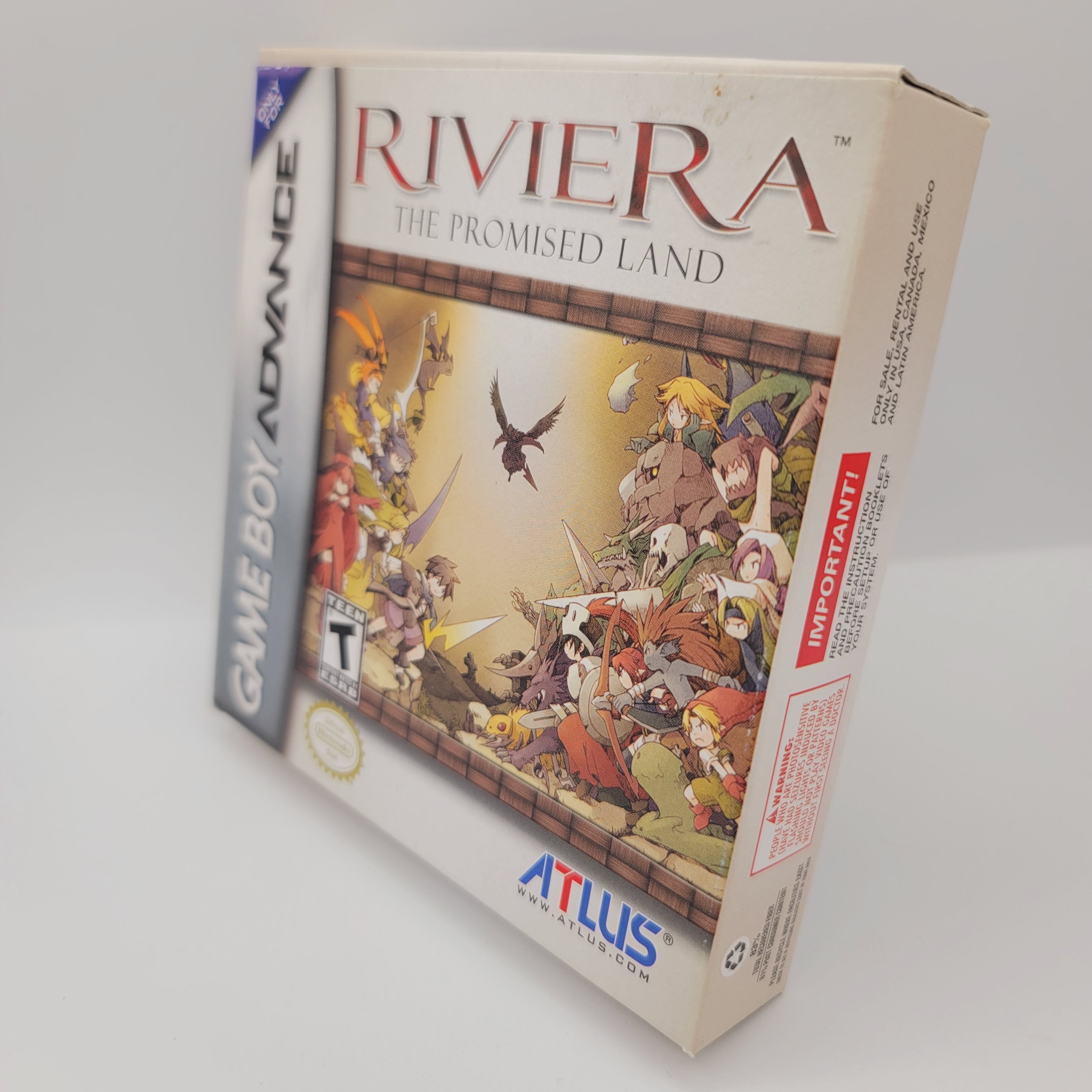 GBA - Riviera The Promised Land (Complete in Box / A / With Manual)