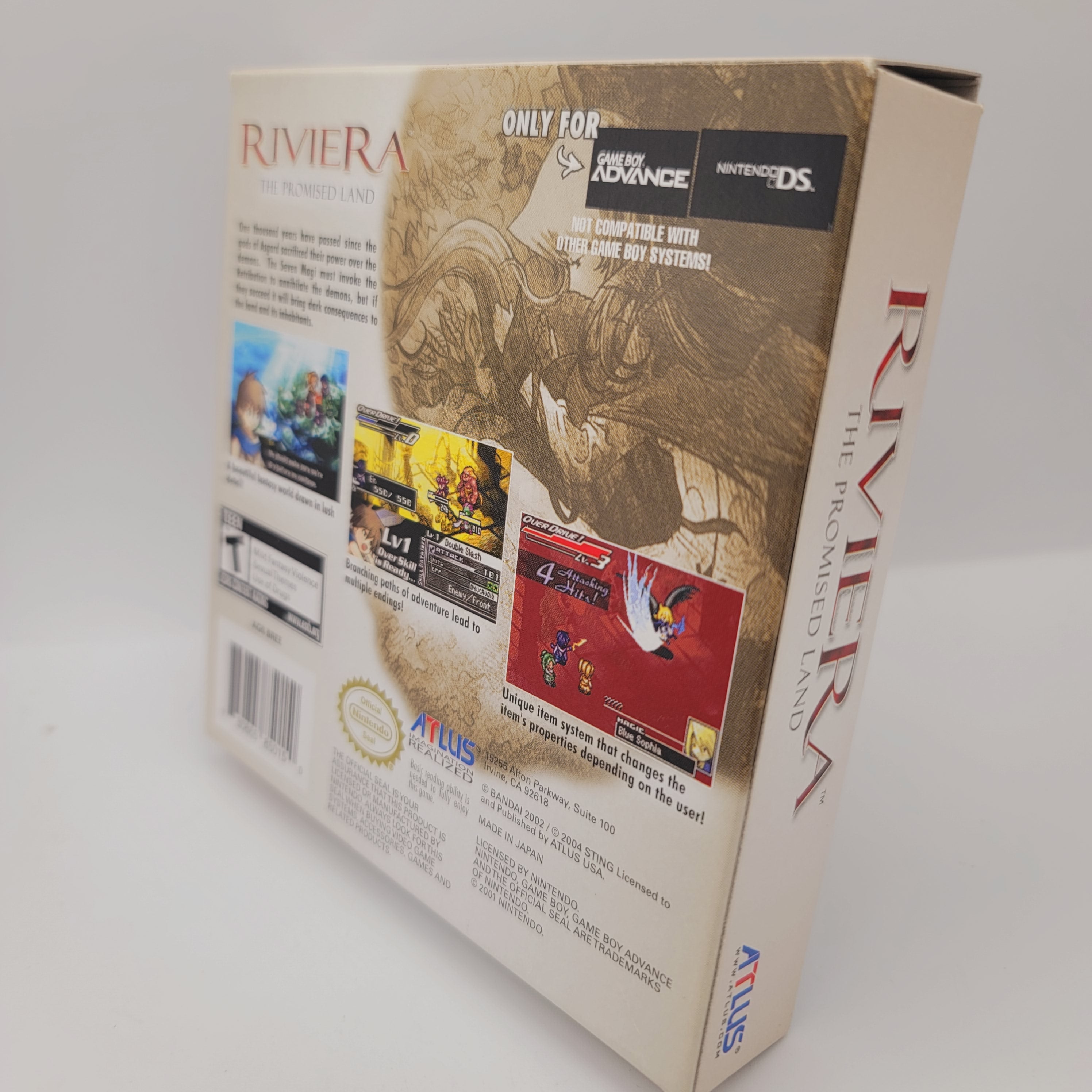 GBA - Riviera The Promised Land (Complete in Box / A / With Manual)