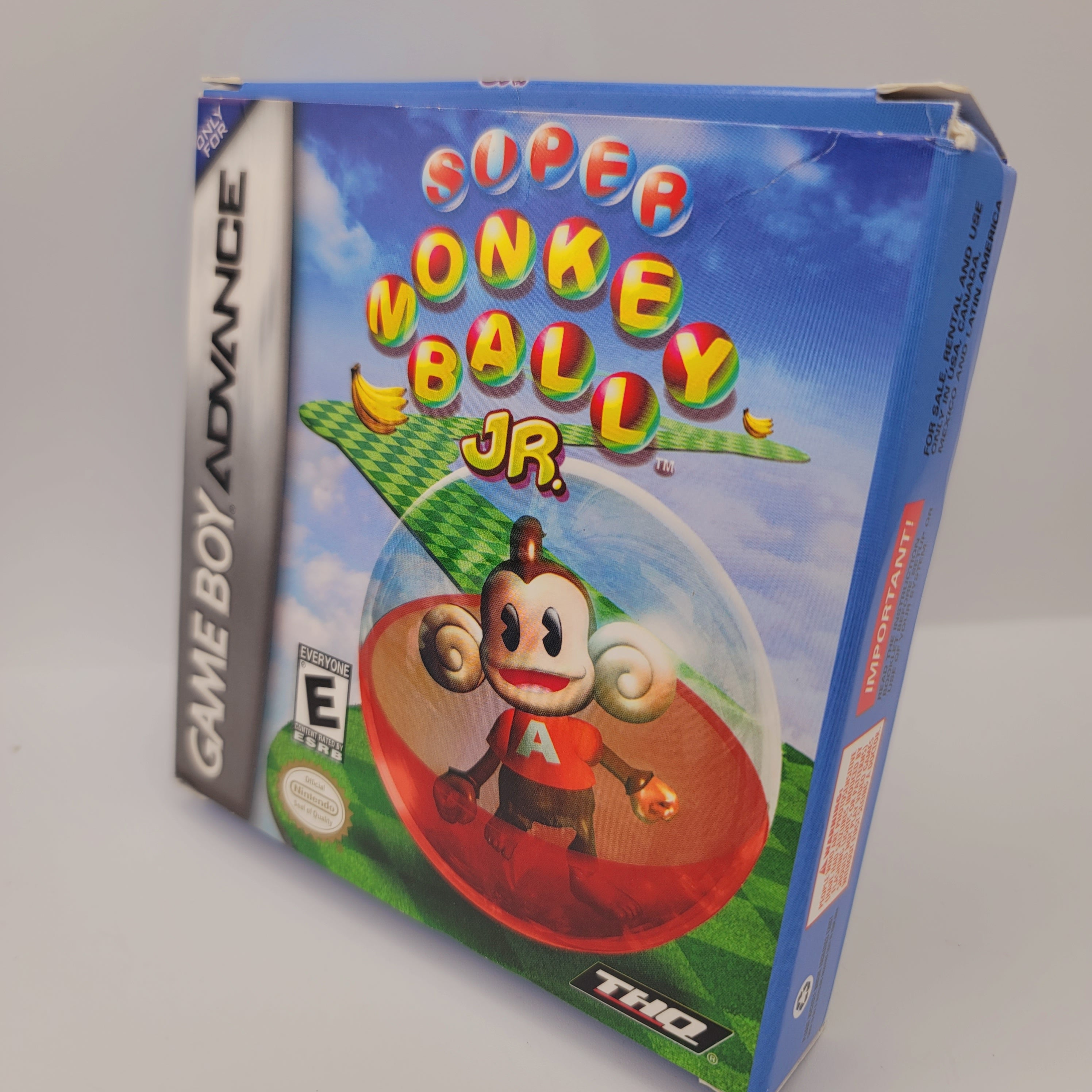 GBA - Super Monkey Ball Jr. (Complete in Box / A / With Manual)