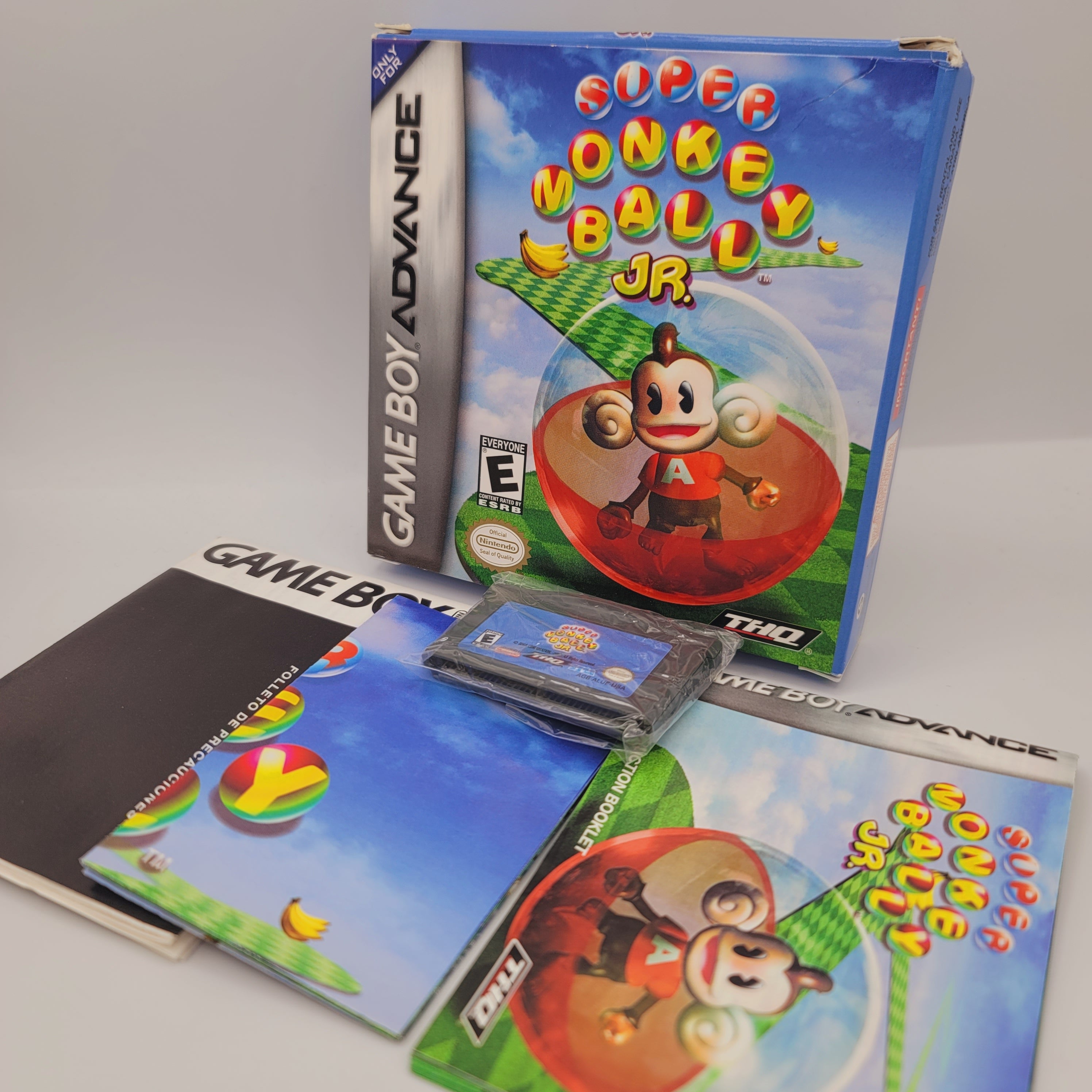 GBA - Super Monkey Ball Jr. (Complete in Box / A / With Manual)