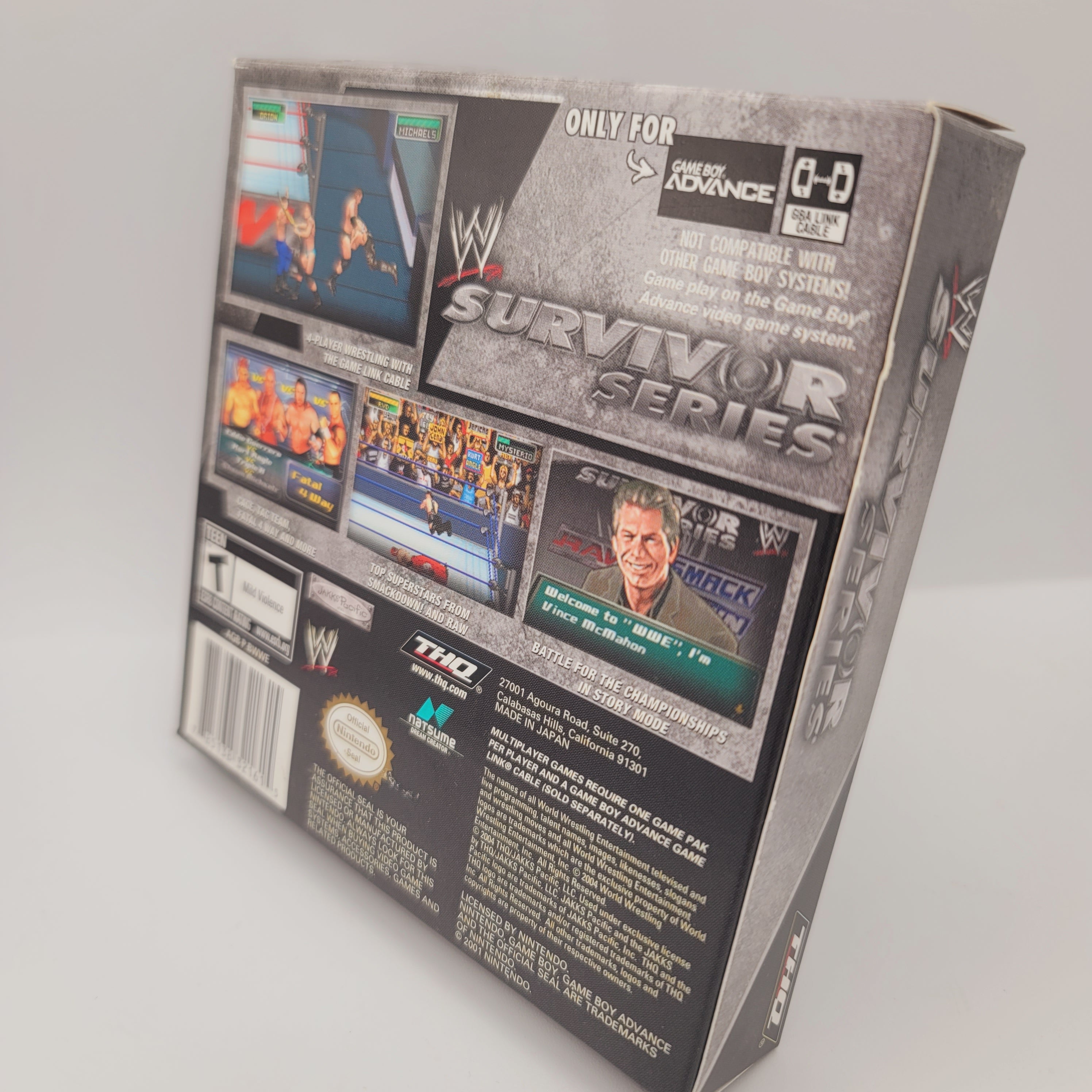 GBA - WWE Survivor Series (Complete in Box / A / With Manual)