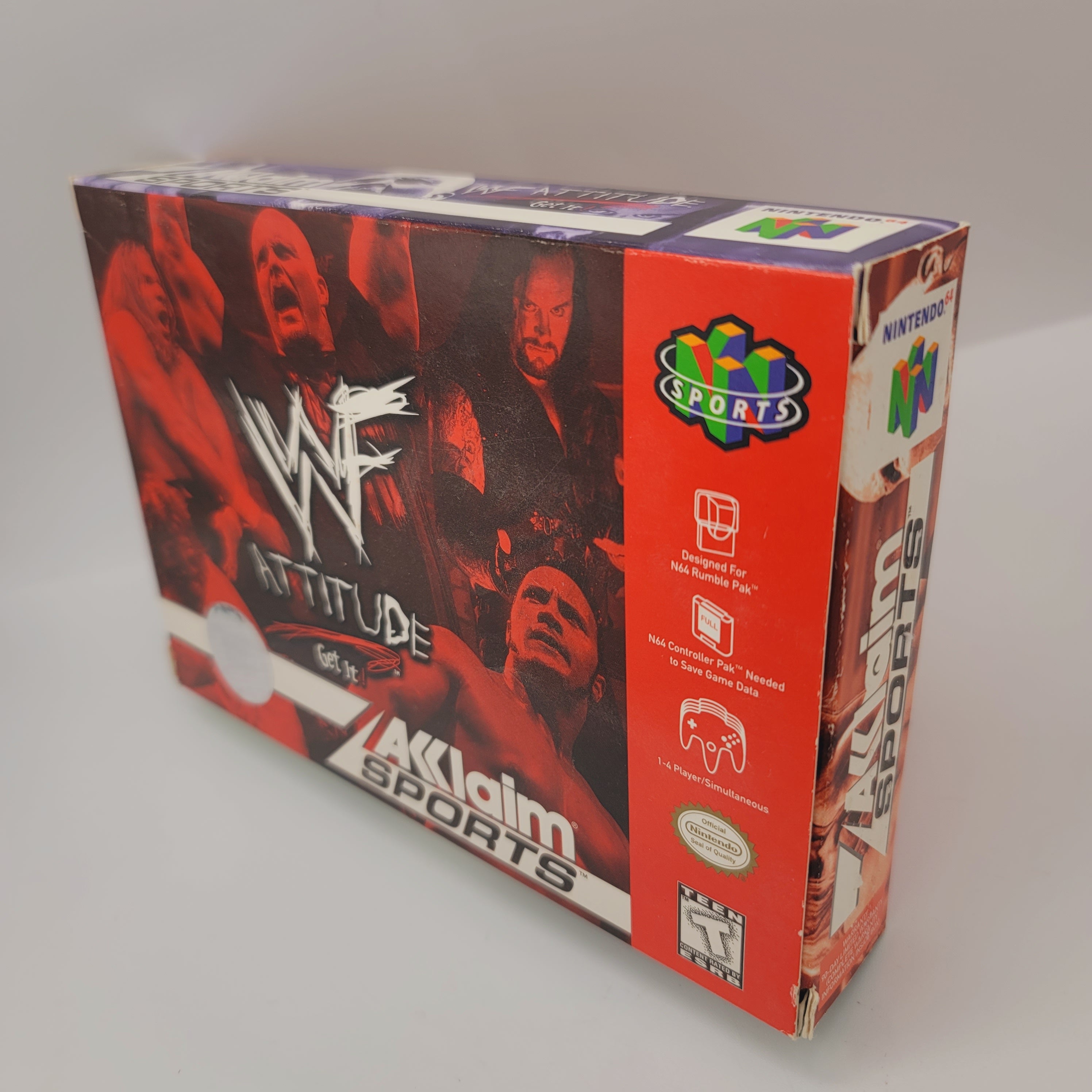 N64 - WWF Attitude (Complete in Box / A+ / With Manual)