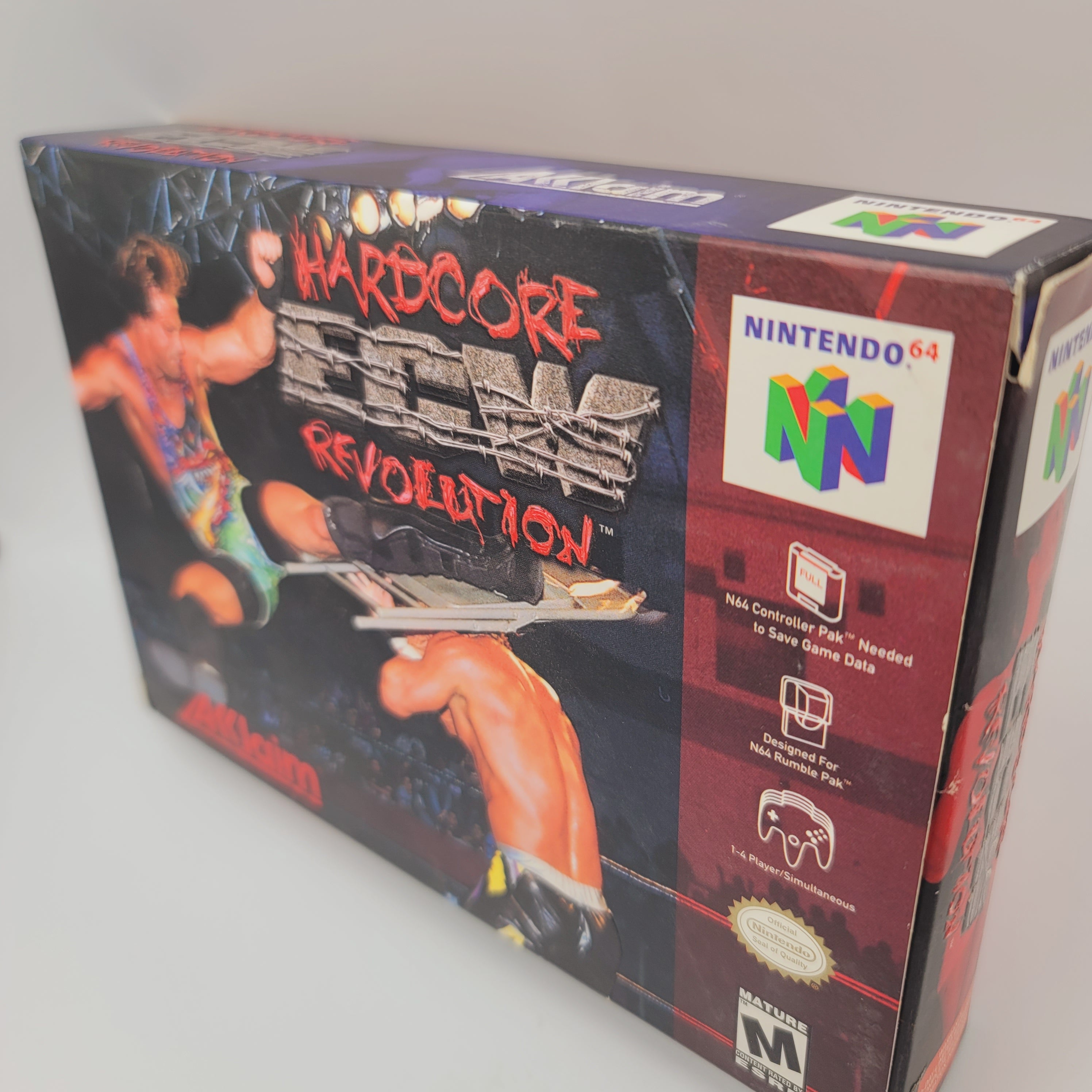N64 - ECW Hardcore Revolution (Complete in Box / A+ / With Manual)